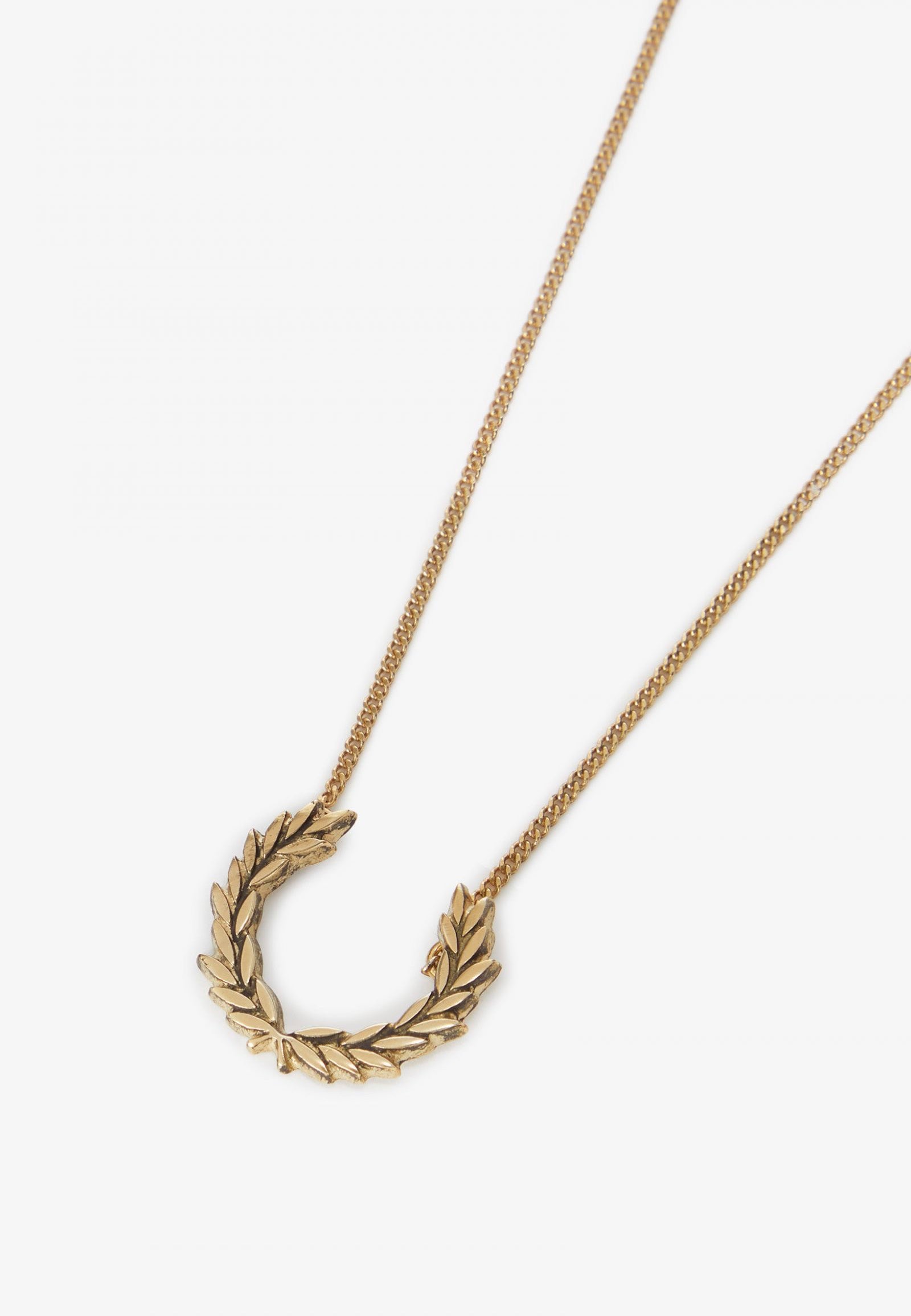 Fred Perry - Laurel Wreath Gold - Necklace Discount Fashion Style