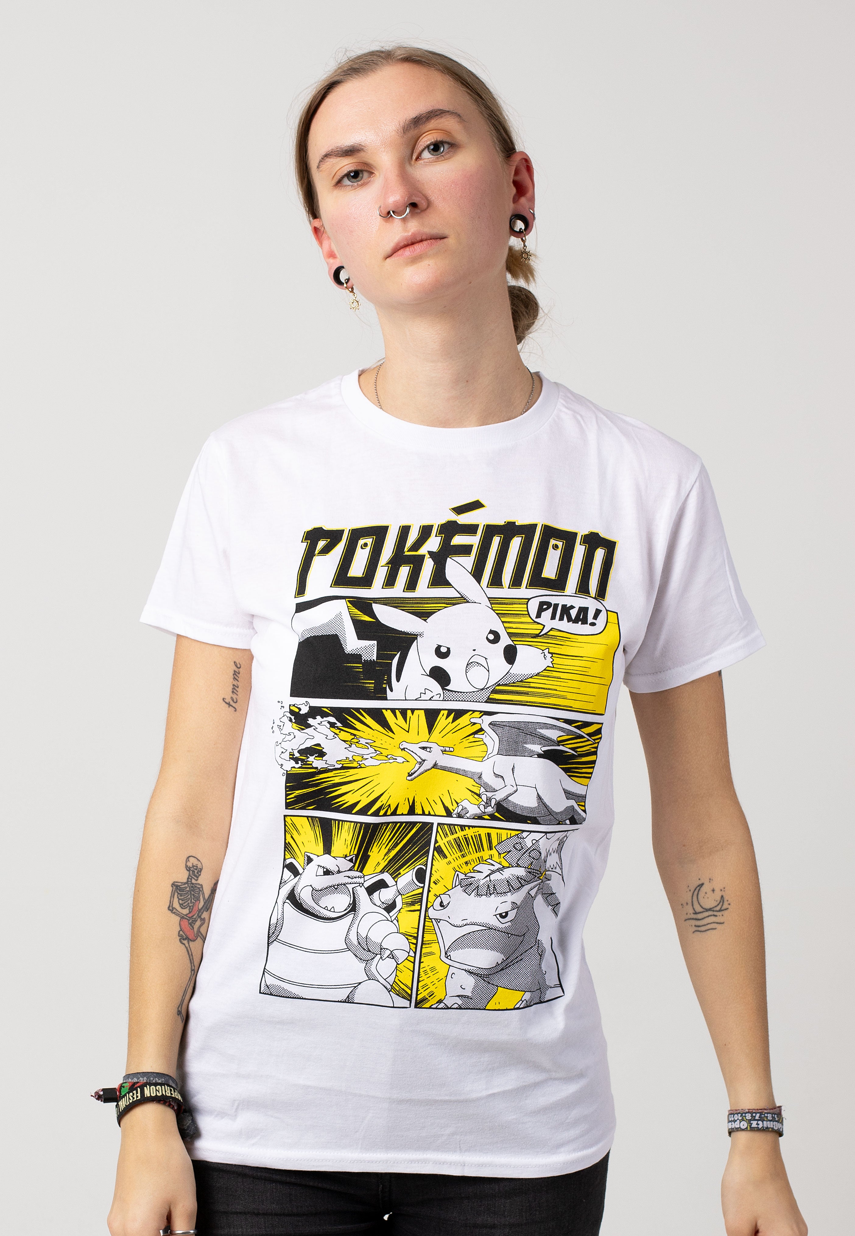 Pokémon - Anime Style Cover White - T-Shirt Best Pices Cheap Pice