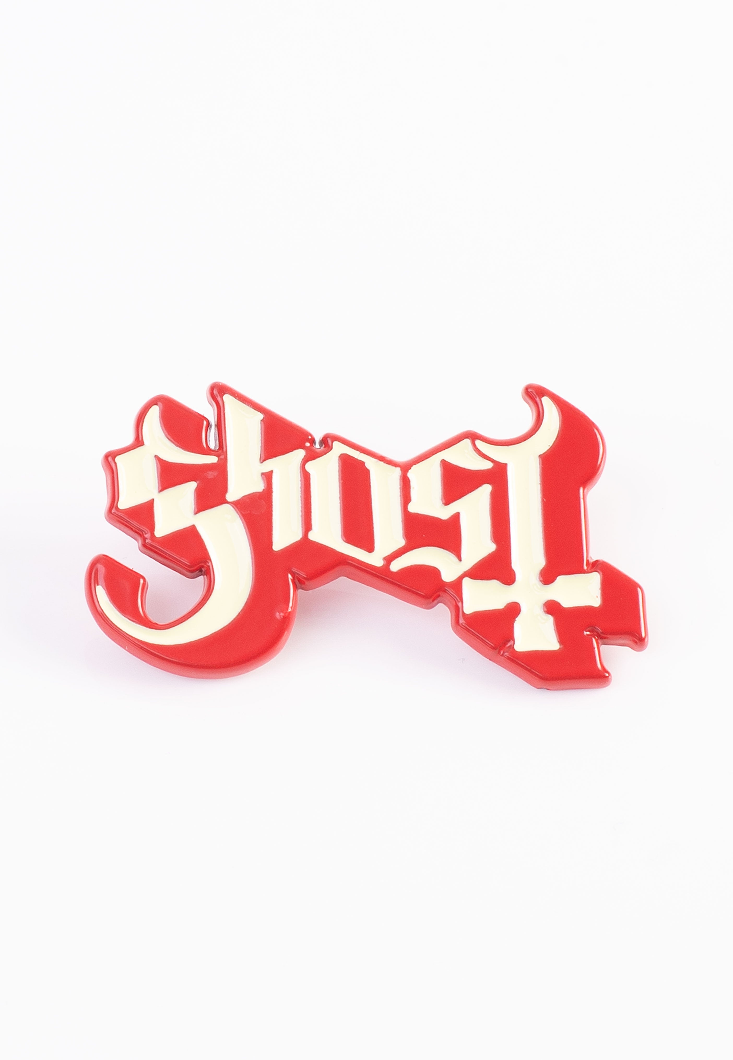 Ghost - Logo Red Shadow - Pin Best Wholesale