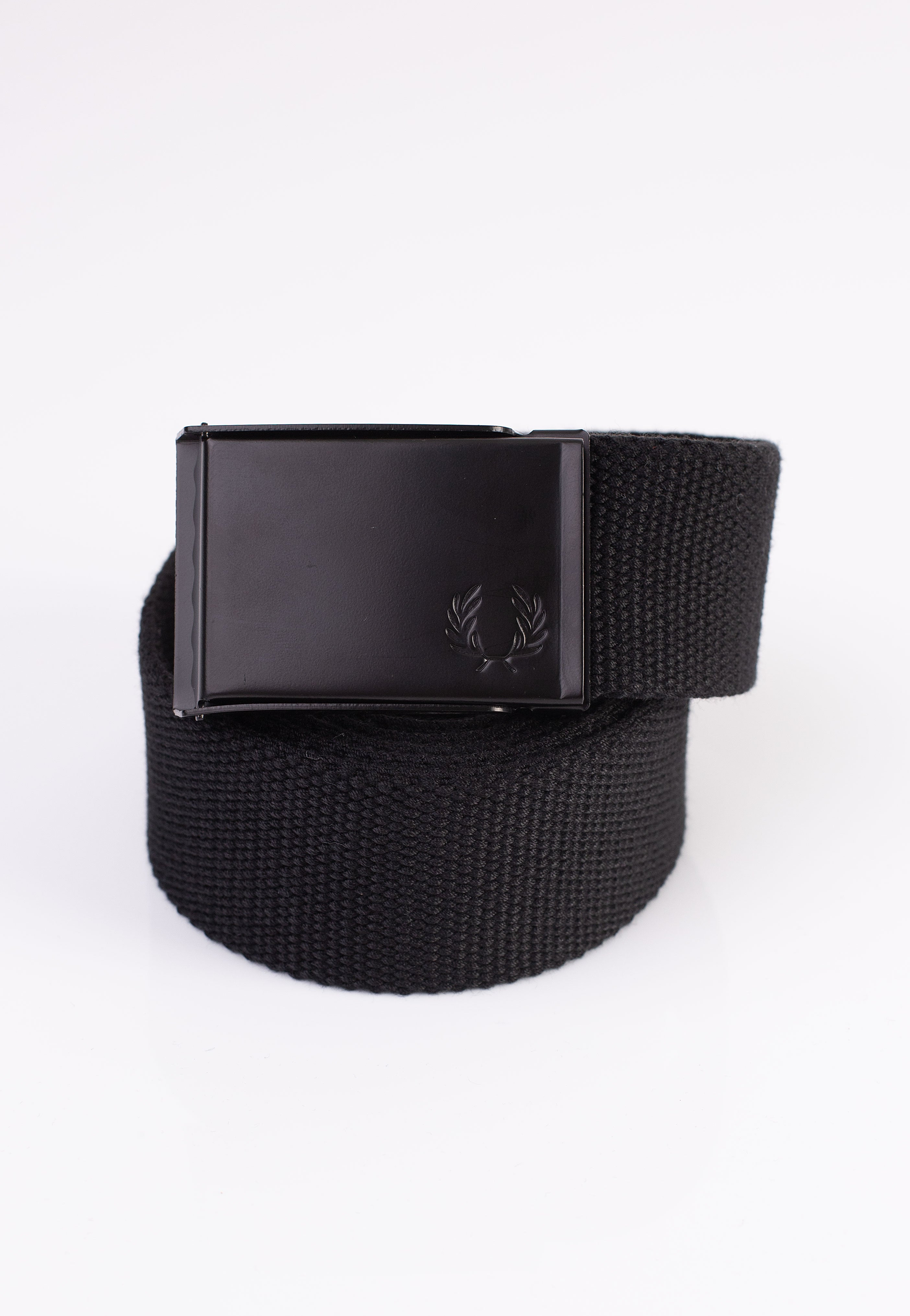 Fred Perry - Webbing Branded Black - Belt Cheapest