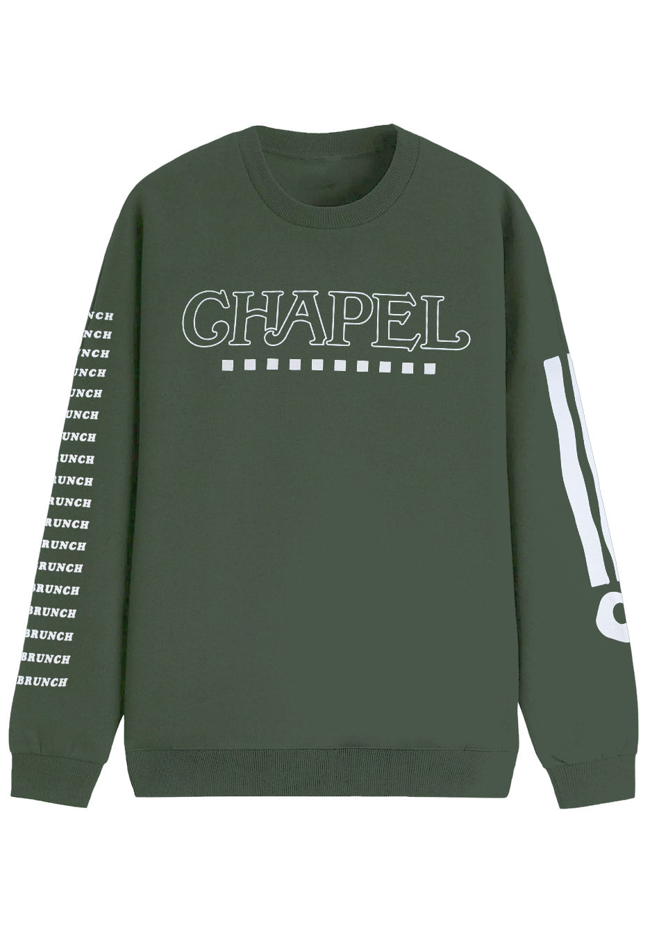 Chapel - Sunday Brunch Military Green - Hoodie Discount Wiki