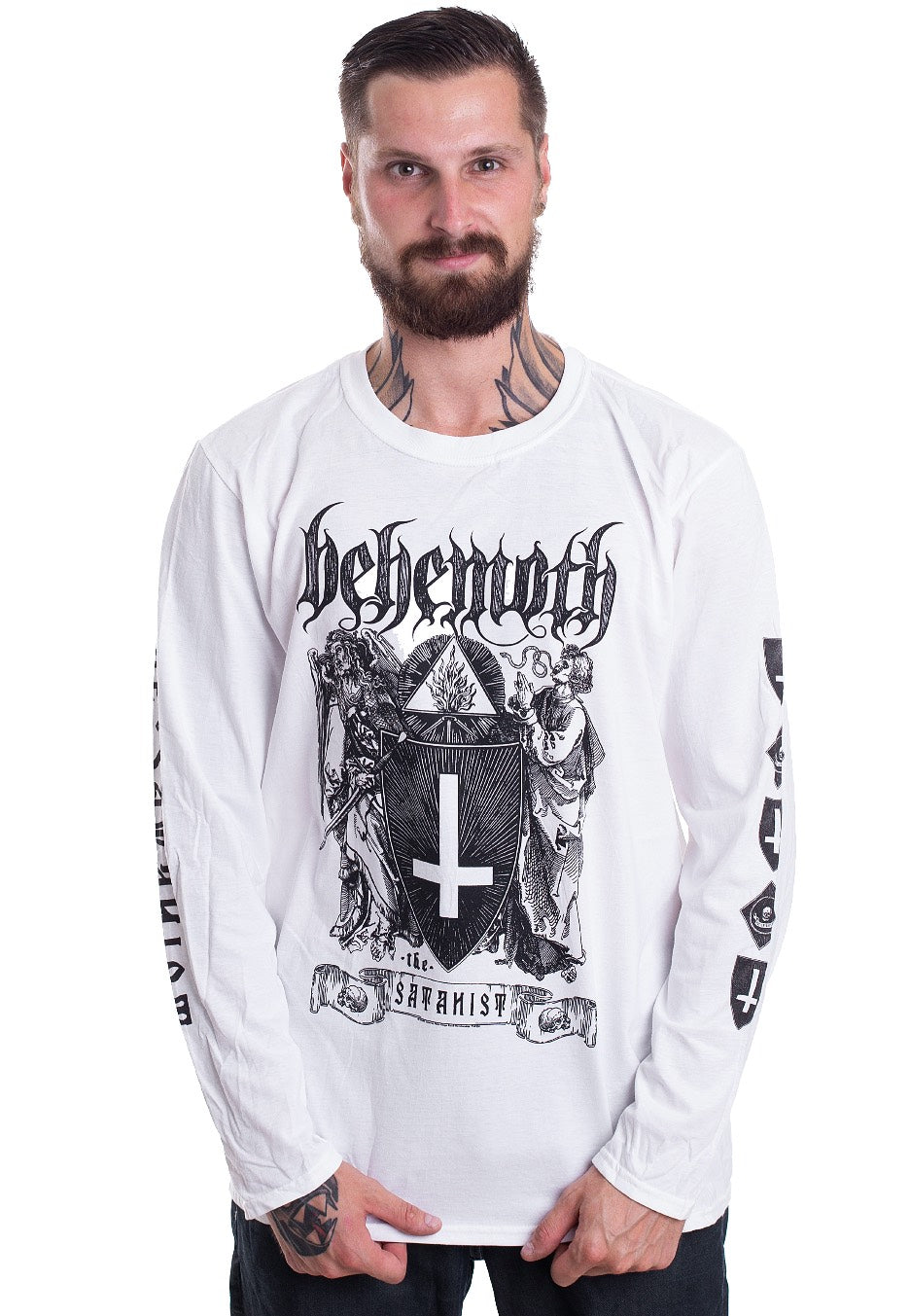 Behemoth - The Satanist White - Longsleeve Authentic