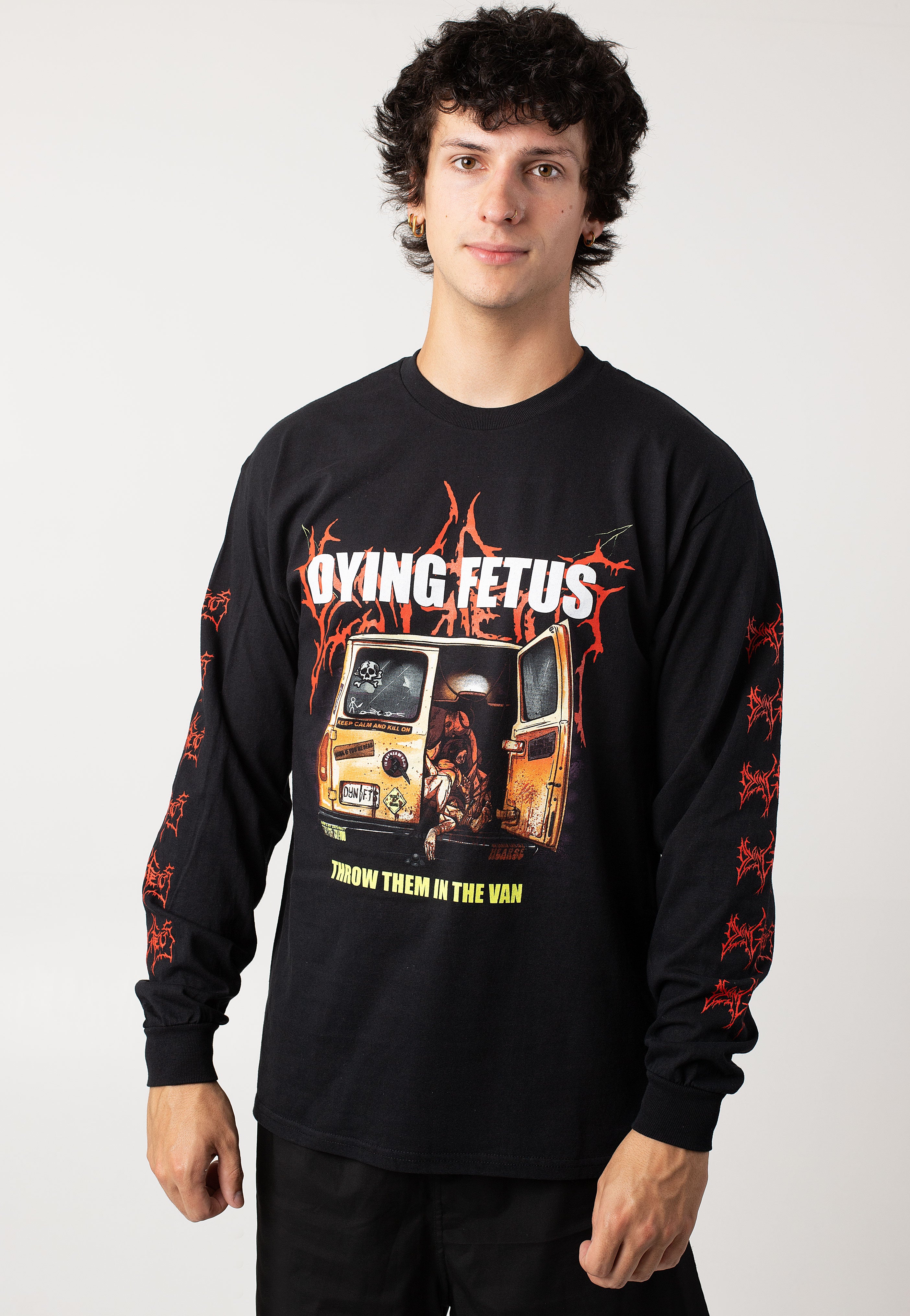 Dying Fetus - Throw Them In The Van Tour - Longsleeve View Cheap Online