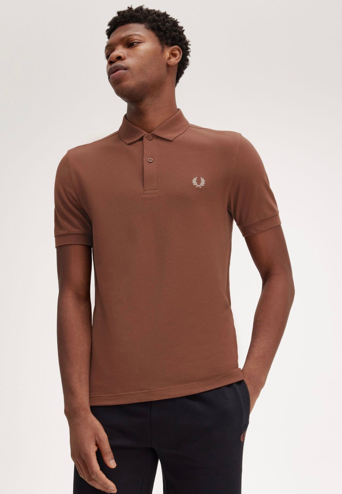 Fred Perry - Plain Whisky Brown/Porridge Marl - Polo Recommend Sale Online