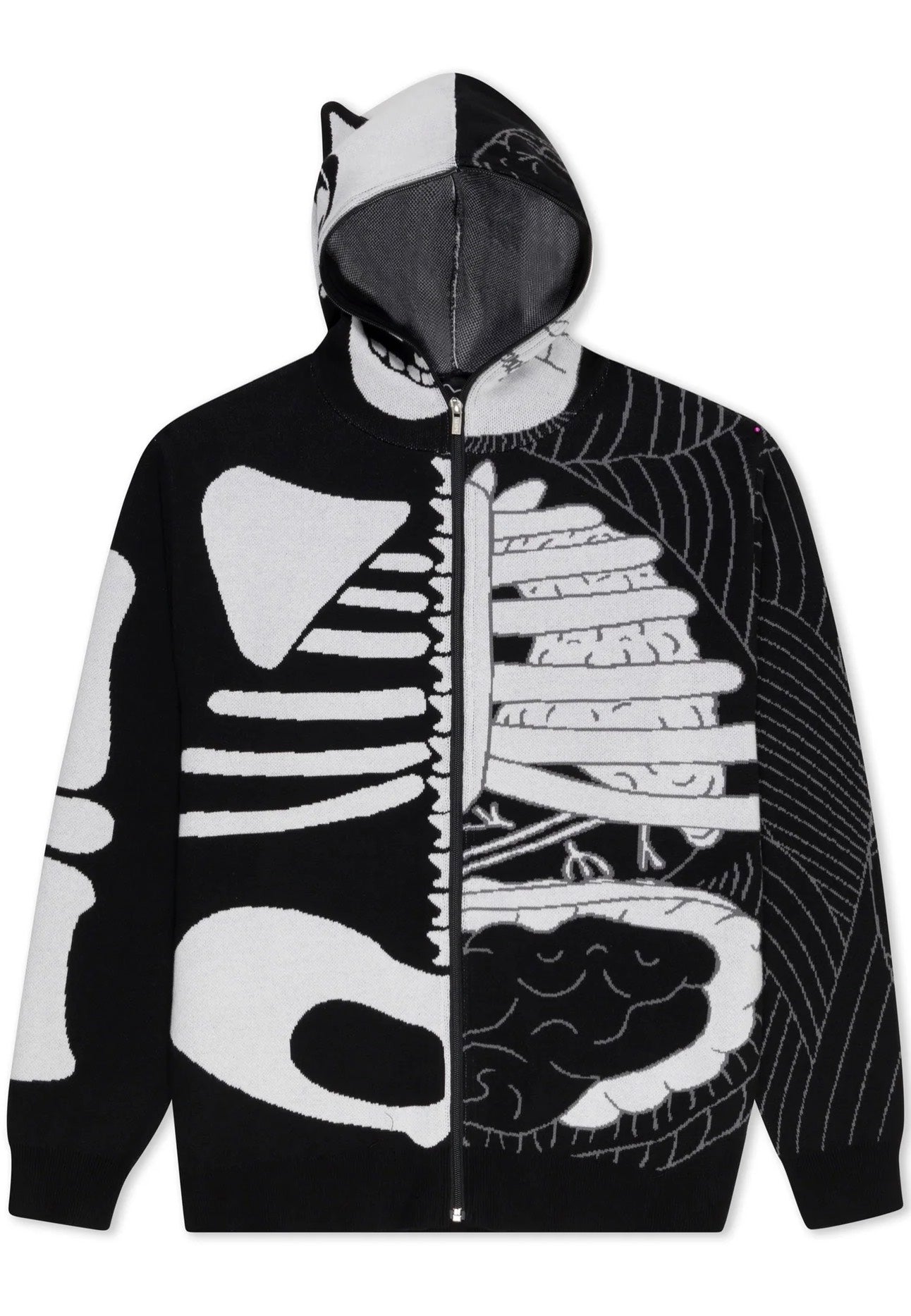 RIPNDIP - Skelly Nerm Black/White - Zipper Sale 2025 Unisex