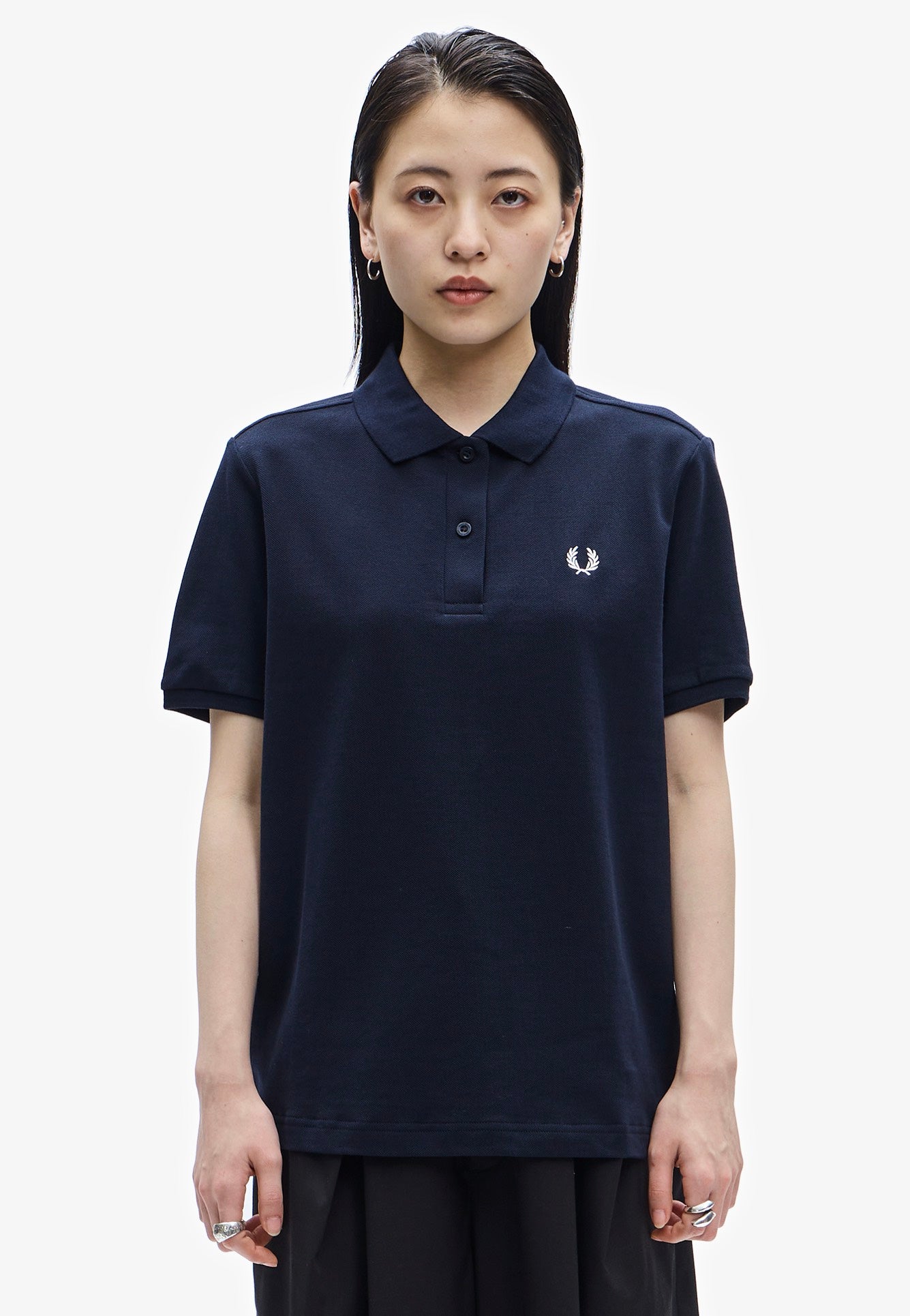 Fred Perry - Fred Perry Navy/White - Polo Free Shipping Visit