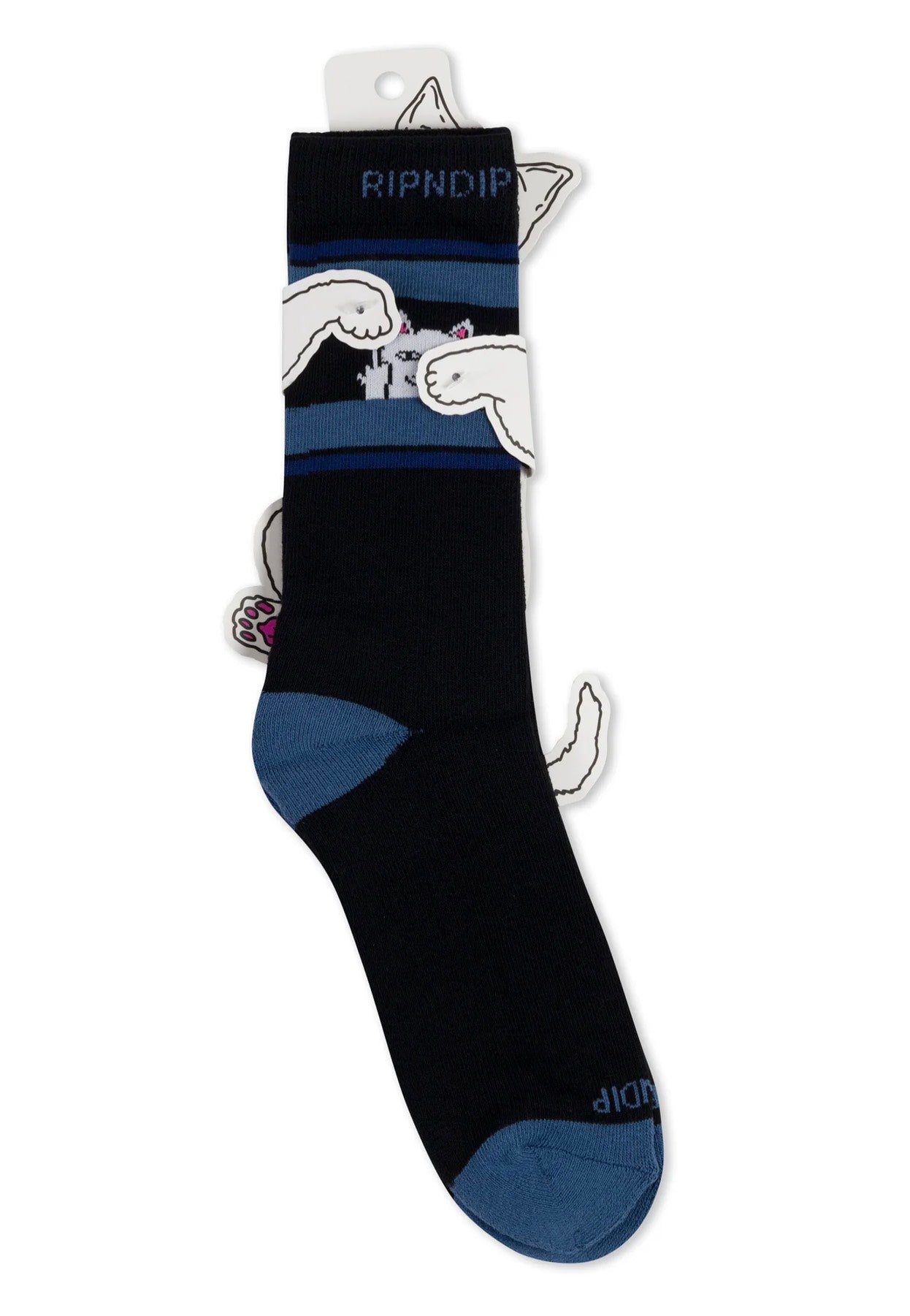 RIPNDIP - Peeking Nermal Black/Slate - Socks Pay With Visa Sale Online