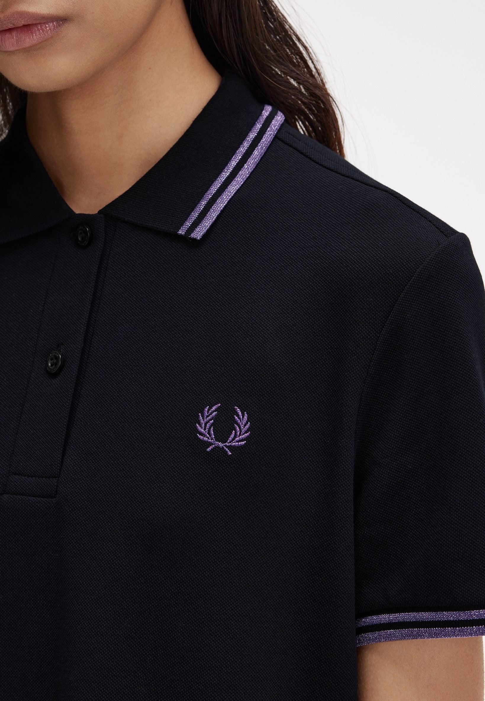 Fred Perry - Twin Tipped Black/Metallic Ultra Violet/Metallic Ultra Violet - Dress Cheap Sale 2025 Unisex