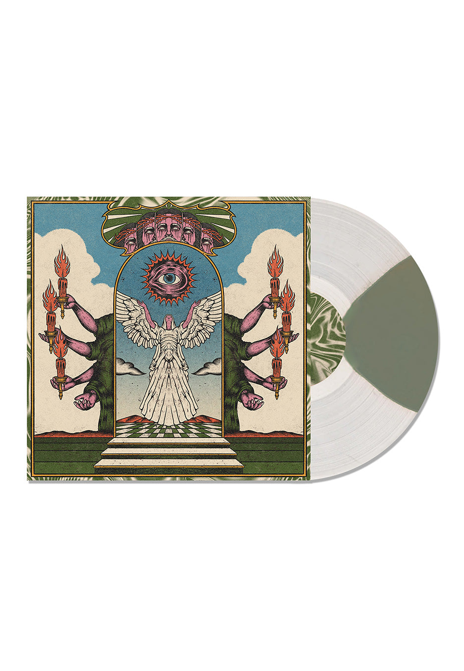 Trash Boat - Heaven Can Wait Moon Phase (Cream w/ Green) - Colored Vinyl Marketable Online