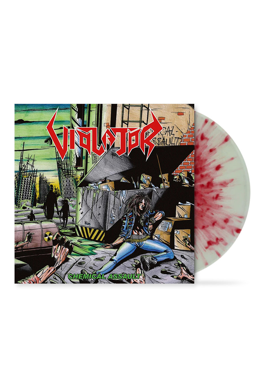 Violator - Chemical Assault Ltd. Mint w/ Red - Splattered Vinyl Cheap Cheap Online