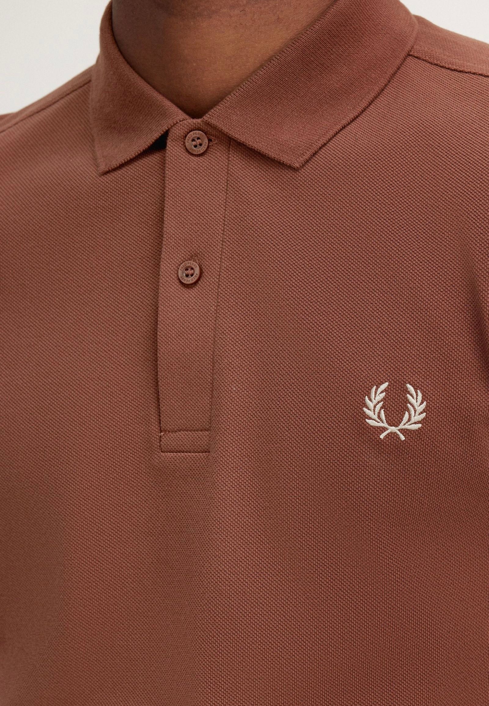 Fred Perry - Plain Whisky Brown/Porridge Marl - Polo Recommend Sale Online