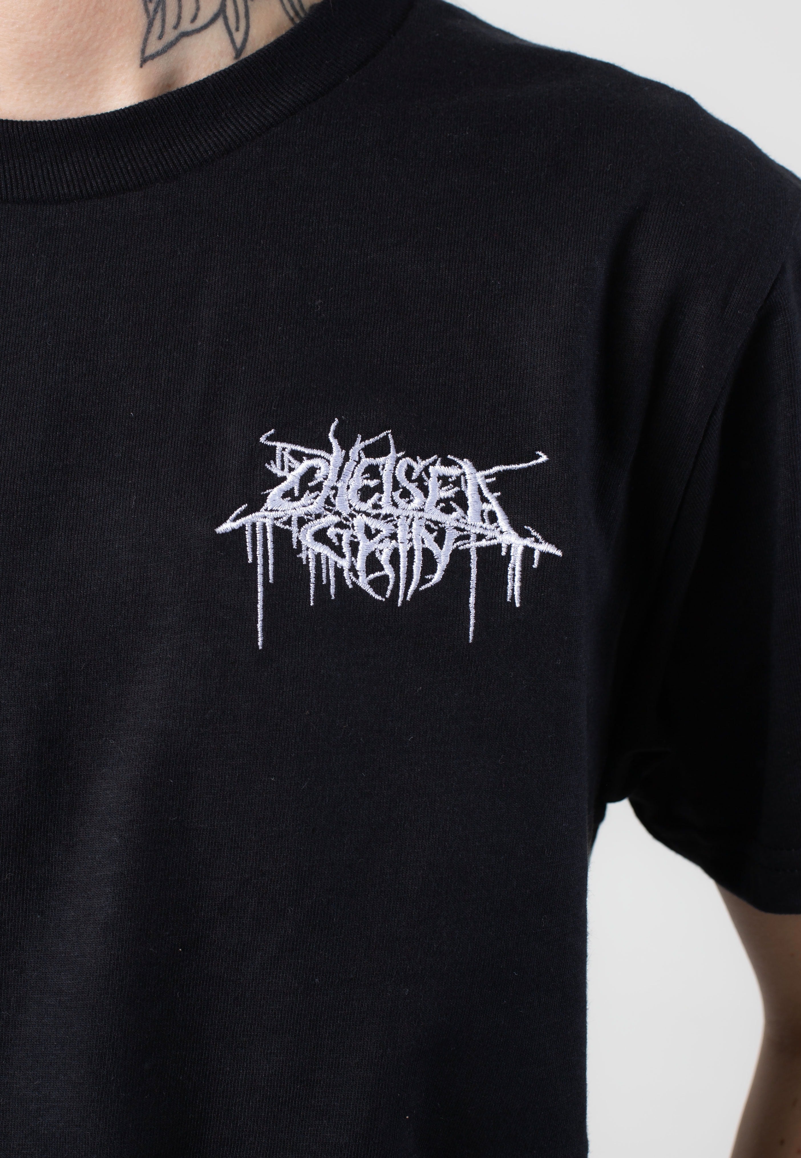 Chelsea Grin - Embroidered Logo Pocket - T-Shirt Find Great Online