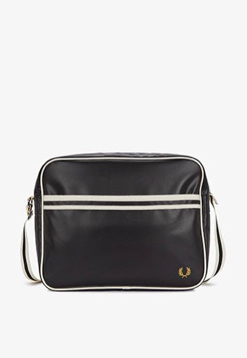 Fred Perry - Classic Shoulder Black/ Ecru - Bag Outlet The Cheapest