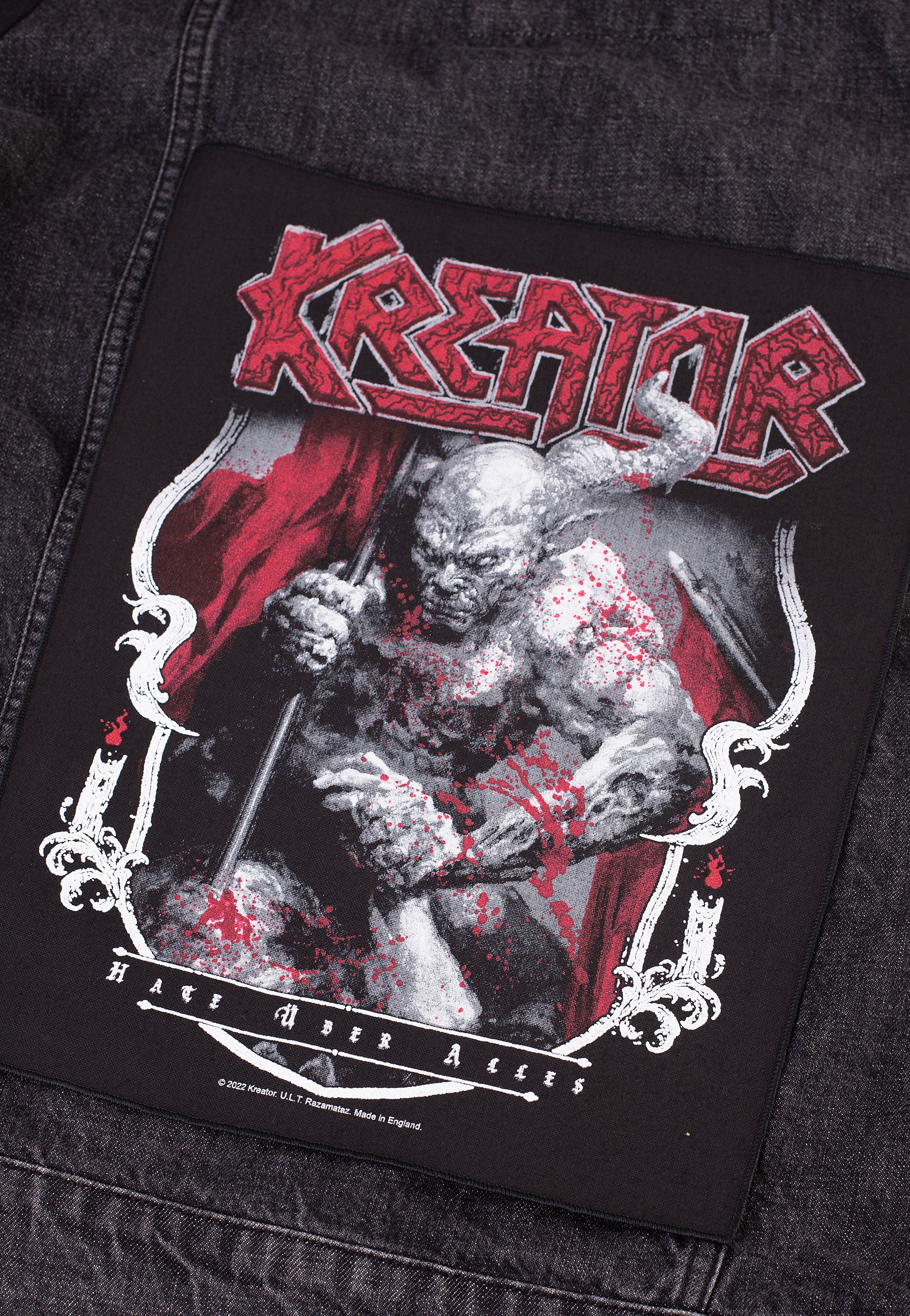 Kreator - Hate ber Alles - Backpatch Marketable Cheap Pice