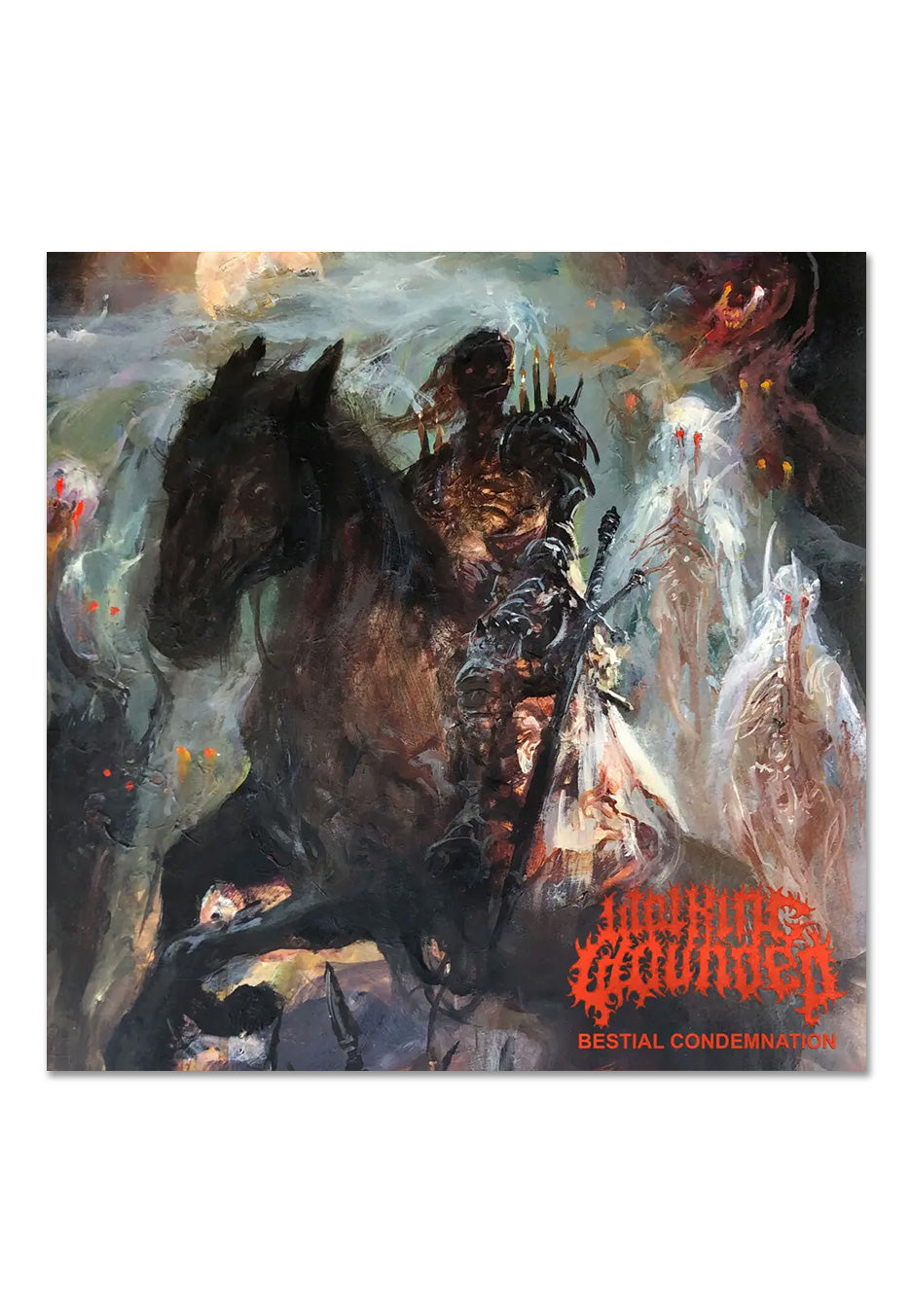 Walking Wounded - Bestial Condemnation Ltd. Custom Amber - Marbled Vinyl Outlet Fashionable