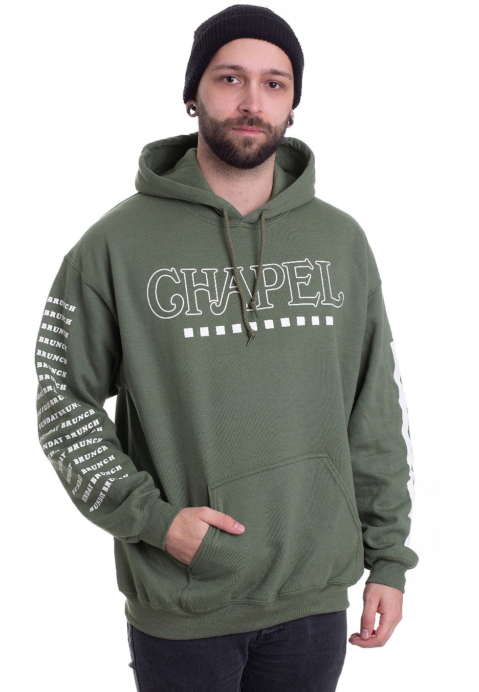 Chapel - Sunday Brunch Military Green - Hoodie Discount Wiki