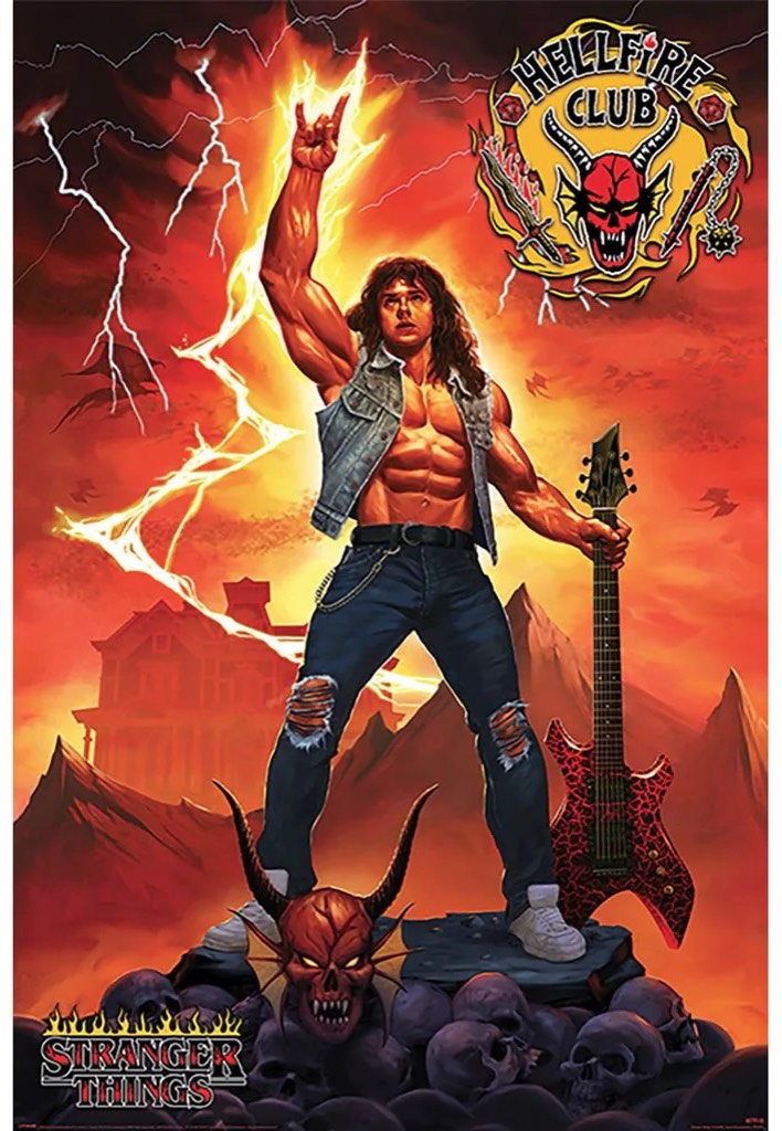 Stranger Things - Hellfire Club Rock God Maxi - Poster Free Shipping Cheap Real