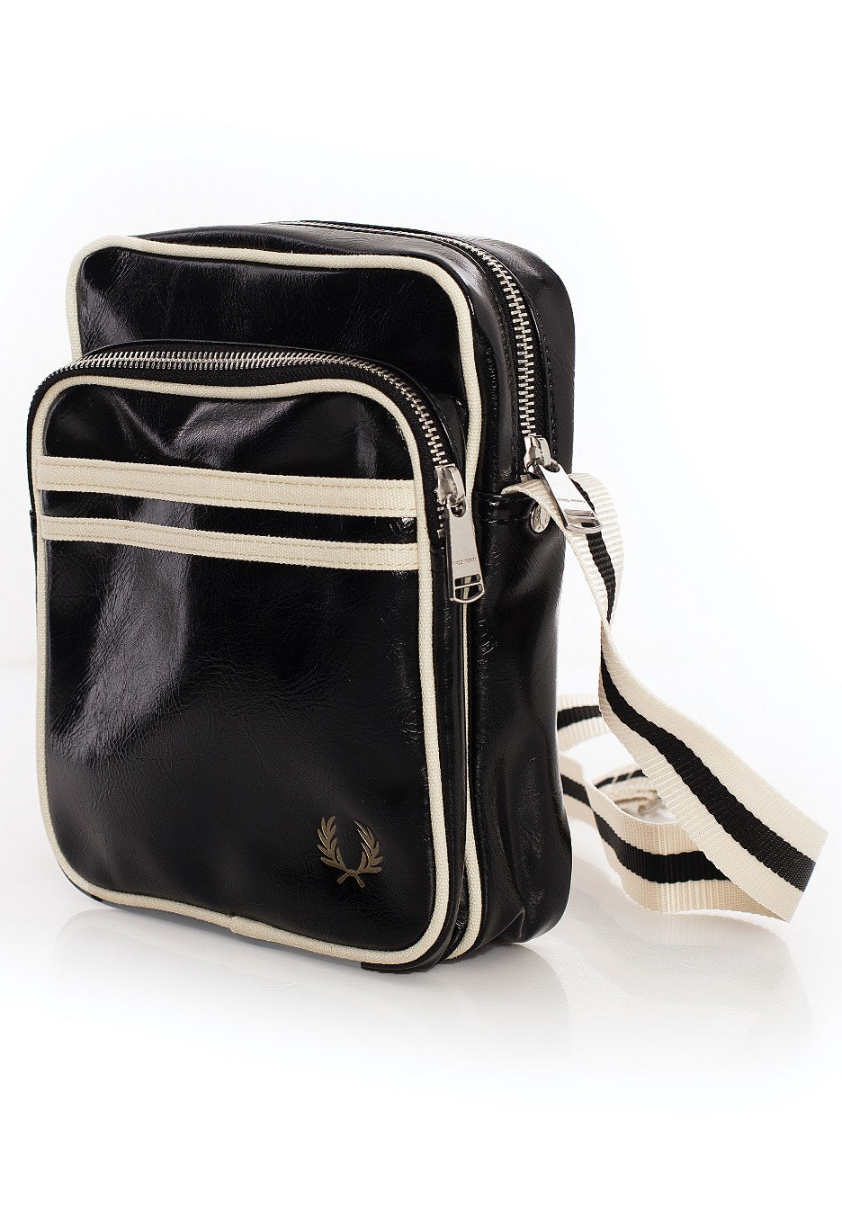 Fred Perry - Classic Side Black/Ecru - Bag 100% Original Cheap Pice