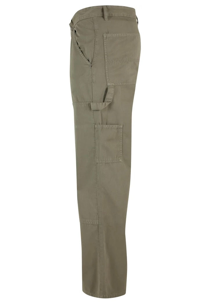 Urban Classics - Twill Double Knee Palegreen - Pants Discount Choice