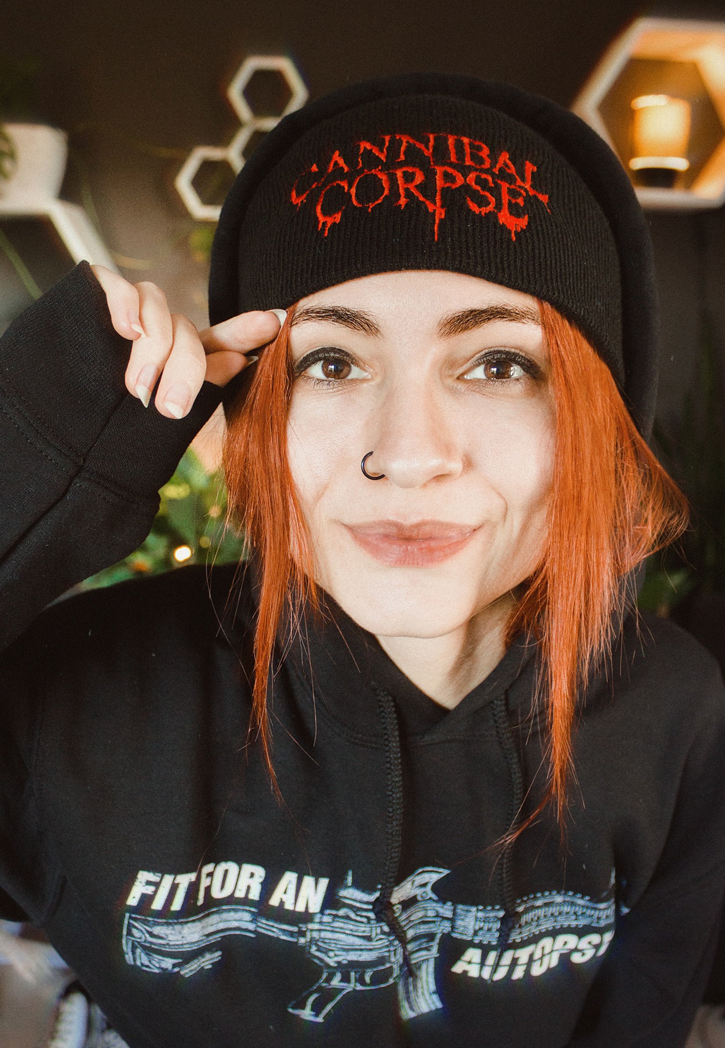 Cannibal Corpse - Red Logo - Beanie Buy Cheap 2025 Unisex