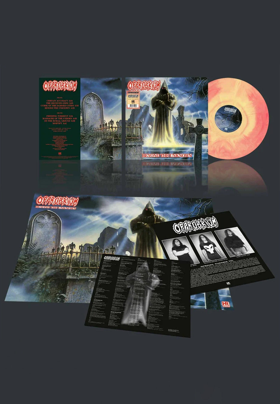 Opprobrium - Beyond The Unknown Ltd. Yellow/Red Galaxy - Colored Vinyl Outlet Locations