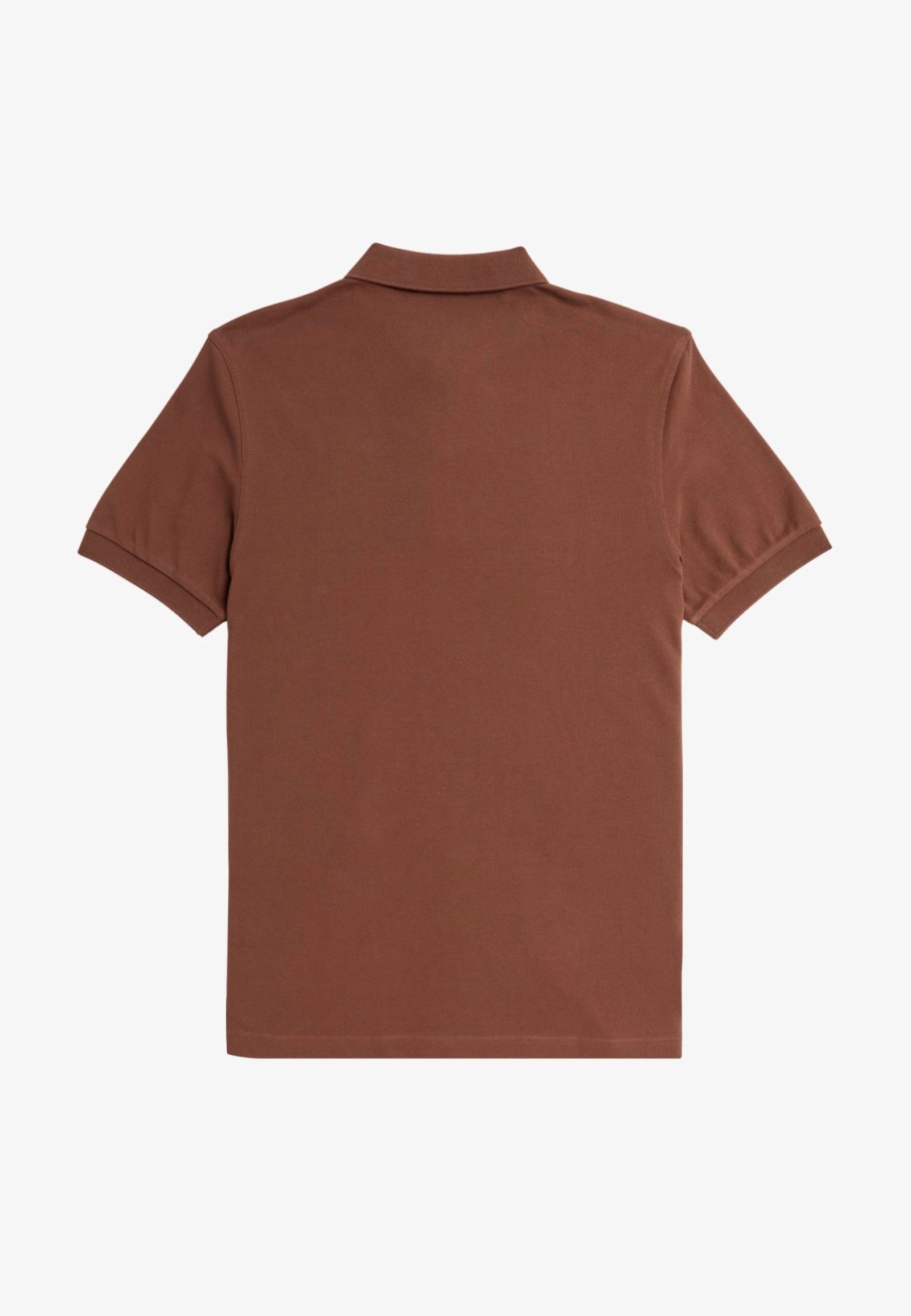 Fred Perry - Plain Whisky Brown/Porridge Marl - Polo Recommend Sale Online