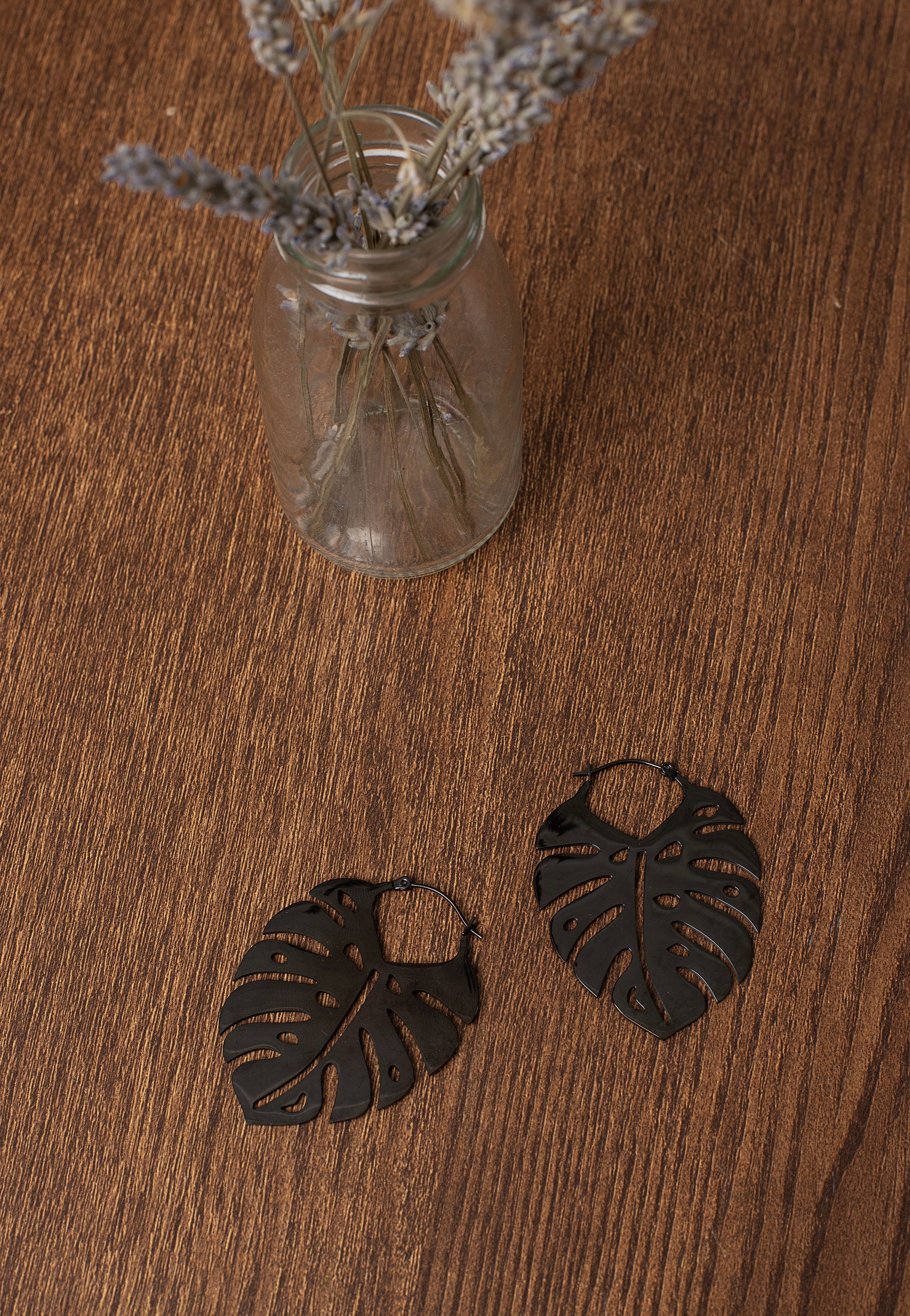 Wildcat - Monstera Leaf - Earrings Free Shipping Cheap