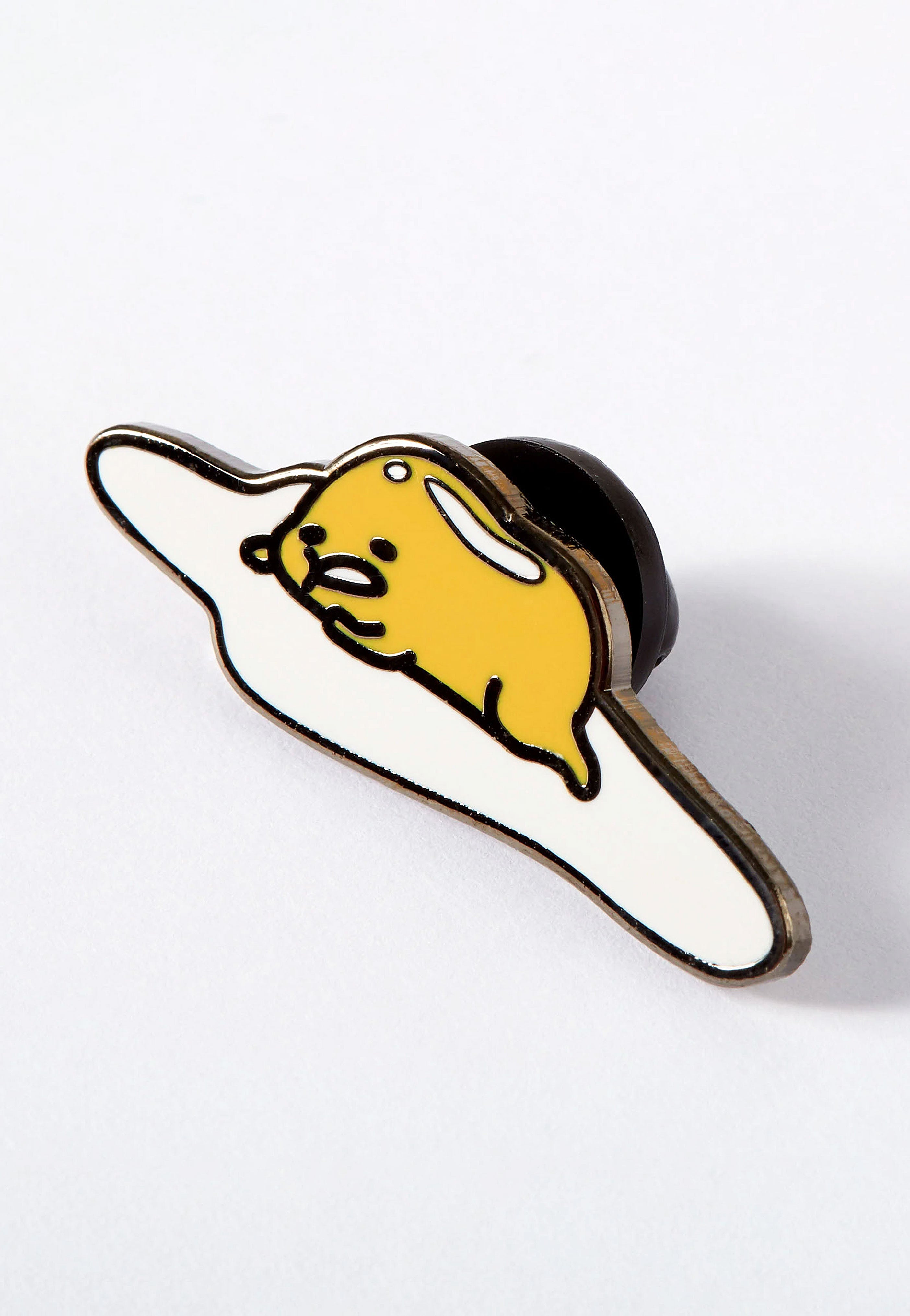 Punky Pins - Gudetama Done Enamel - Pin Free Shipping Low Cost