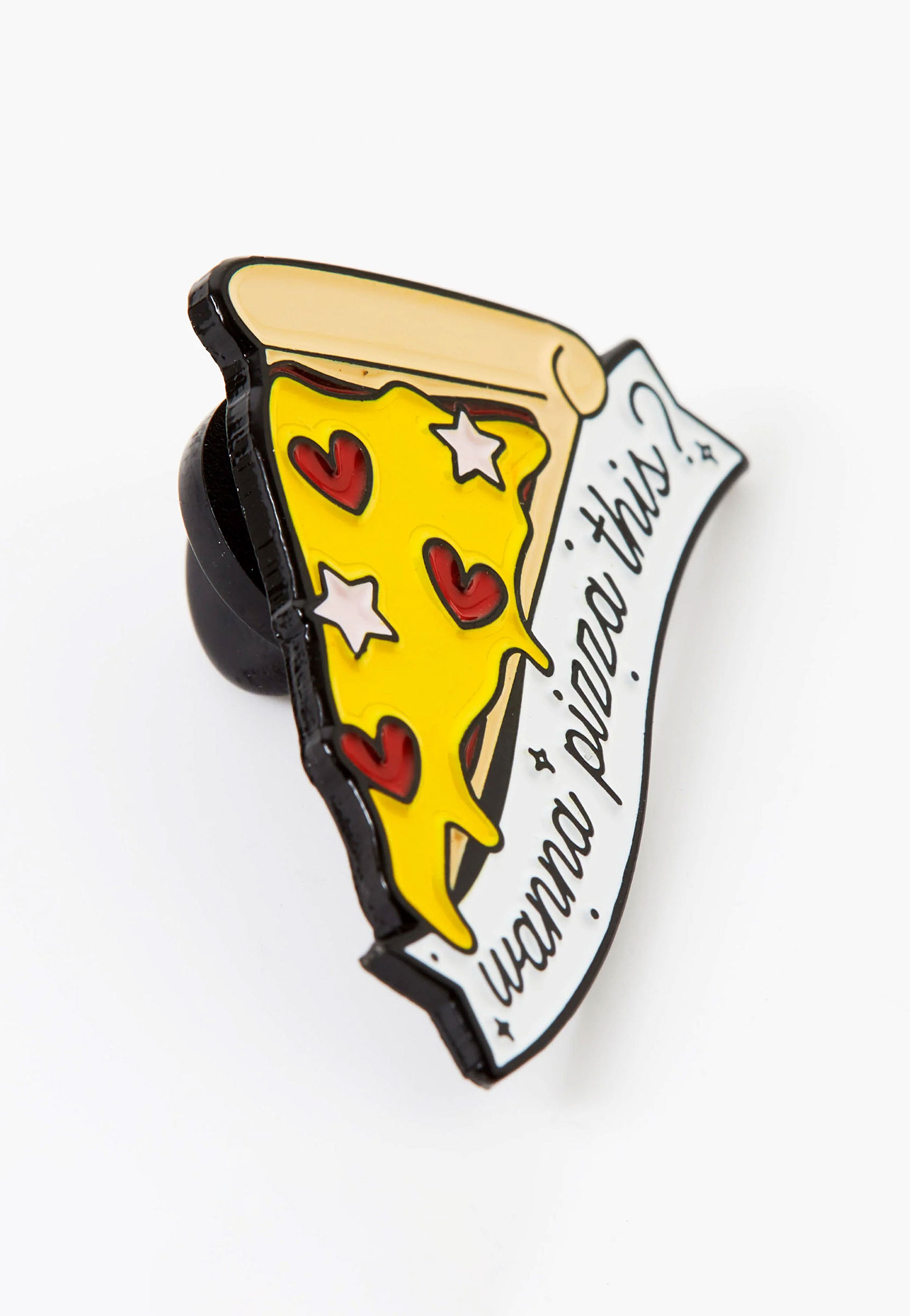 Punky Pins - Wanna Pizza This Enamel - Pin Purchase For Sale