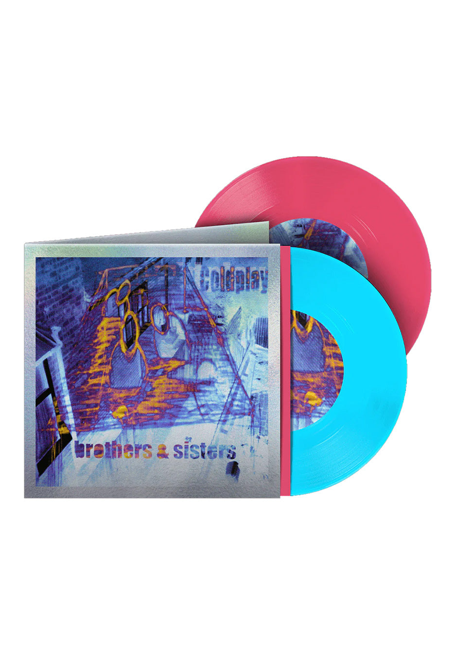 Coldplay - Brothers & Sister EP (25th Anniversary) Blue & Pink - 2 Colored 7 Inch Comfortable