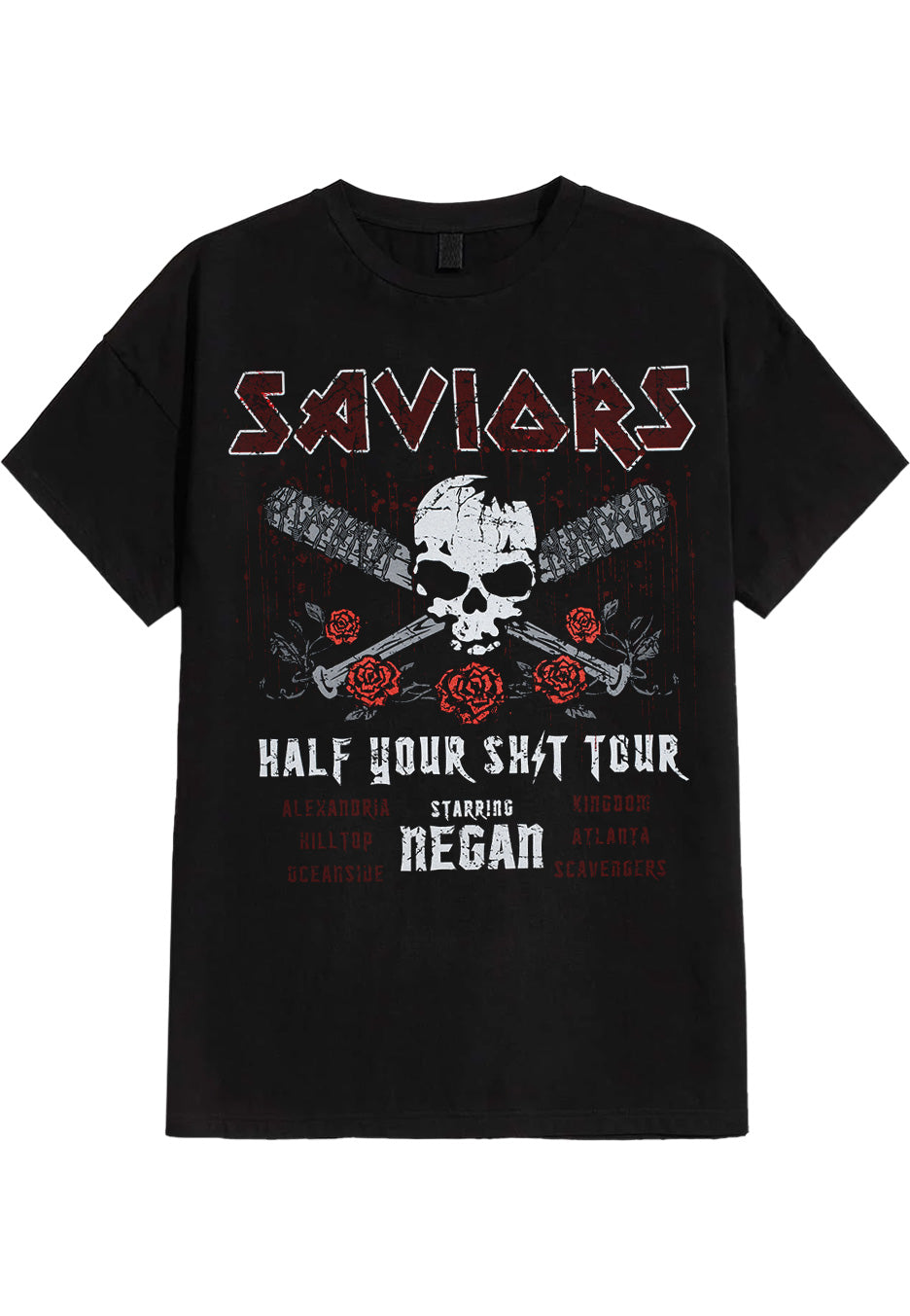 The Walking Dead - Saviors Tour - T-Shirt Cheap The Cheapest