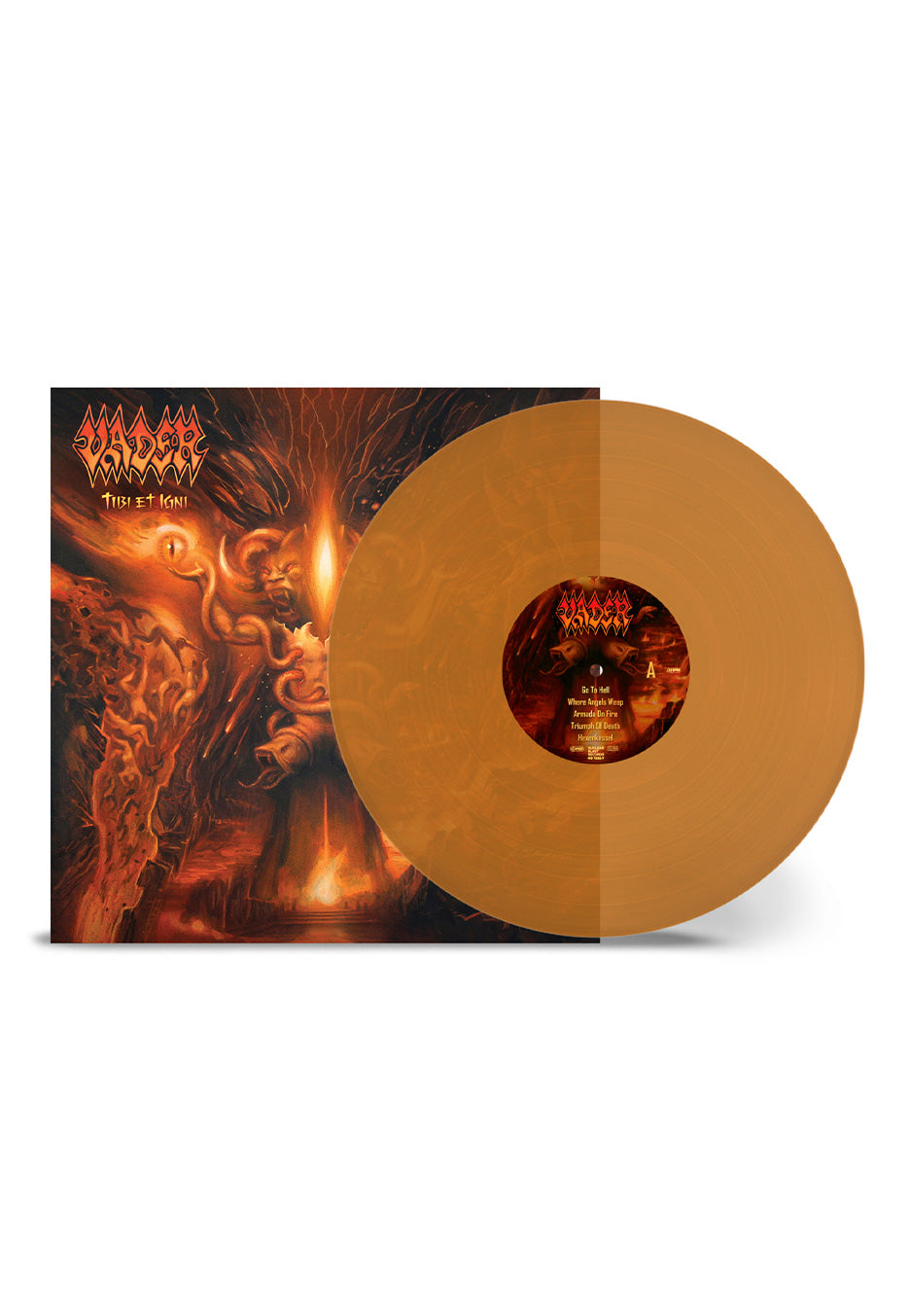 Vader - Tibi Et Igni Ltd. Transparent Yellow - Colored Vinyl Clearance Marketable