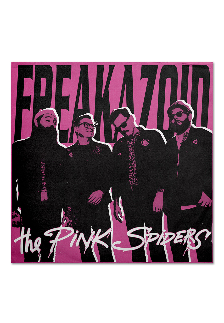 The Pink Spiders - Freakazoid Hot Pink In Clear w/ Black/White - Colored Vinyl Free Shipping Classic