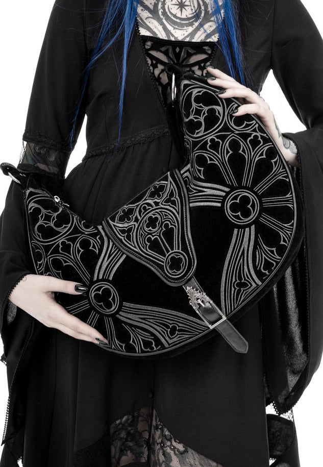 Restyle - Gothic Chapel Hobo Black - Bag Discount Popular