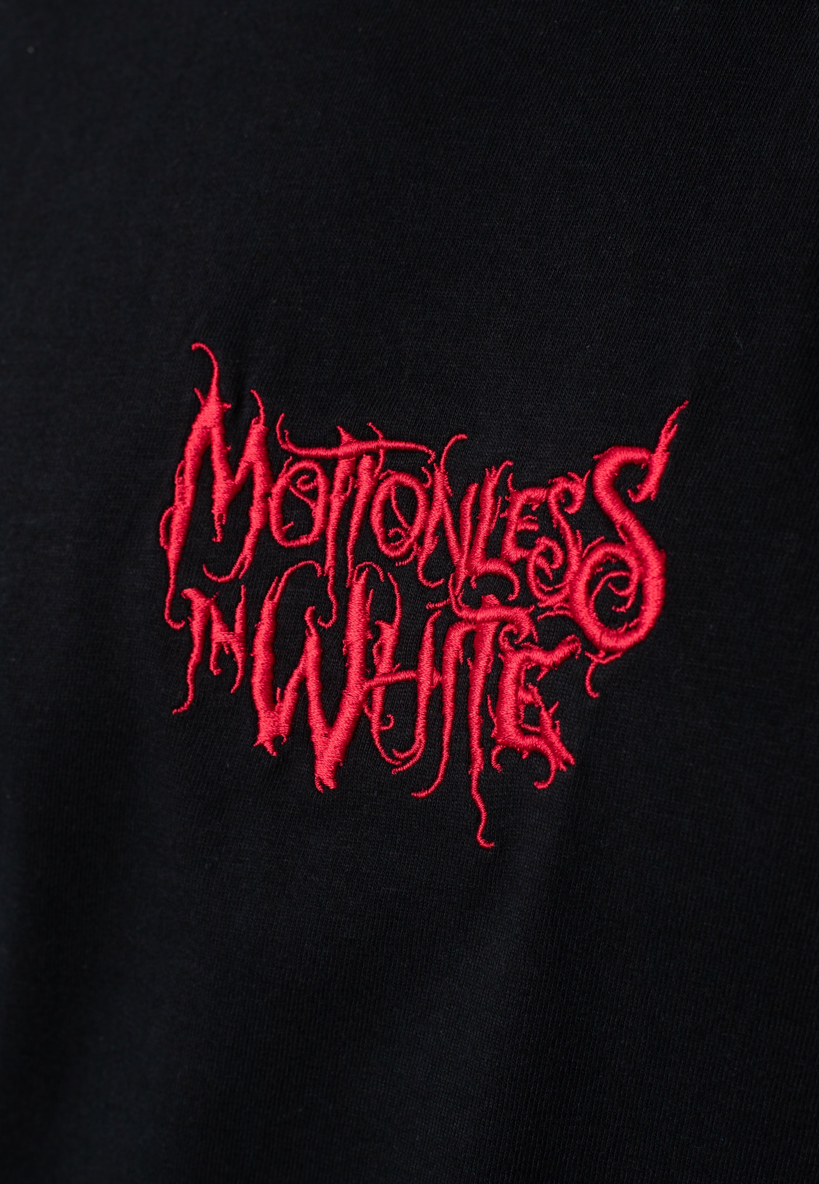 Motionless In White - Embroidered Red Logo - T-Shirt Pictures Cheap Pice