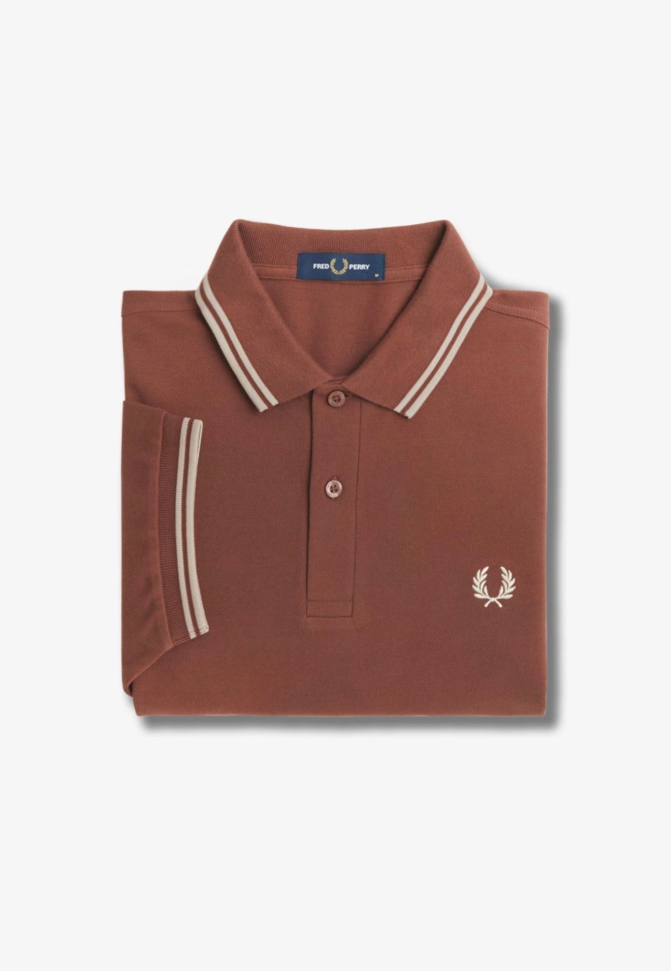 Fred Perry - Twin Tipped Whisky Brown/Porridge Marl/Porridge Marl - Polo Buy Cheap Manchester