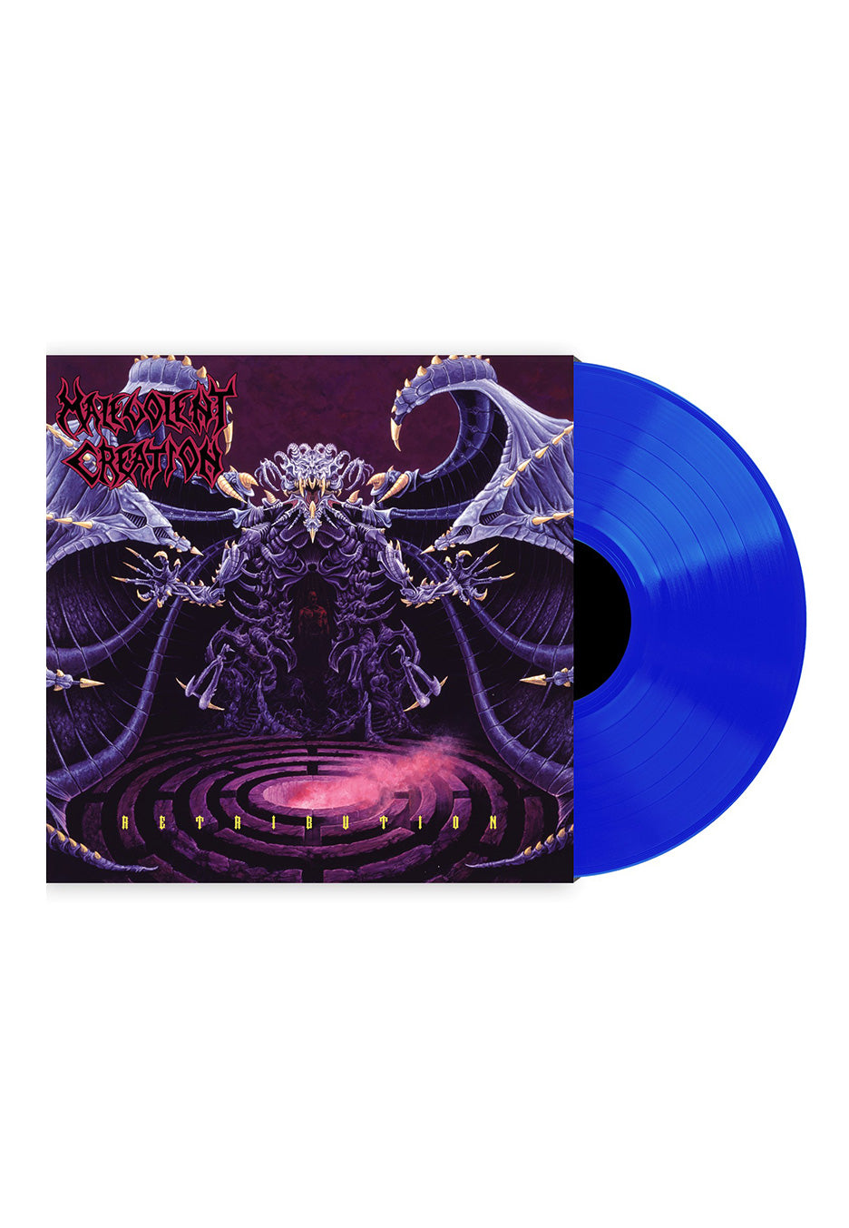 Malevolent Creation - Retribution Ltd. Blue - Colored Vinyl Store Sale