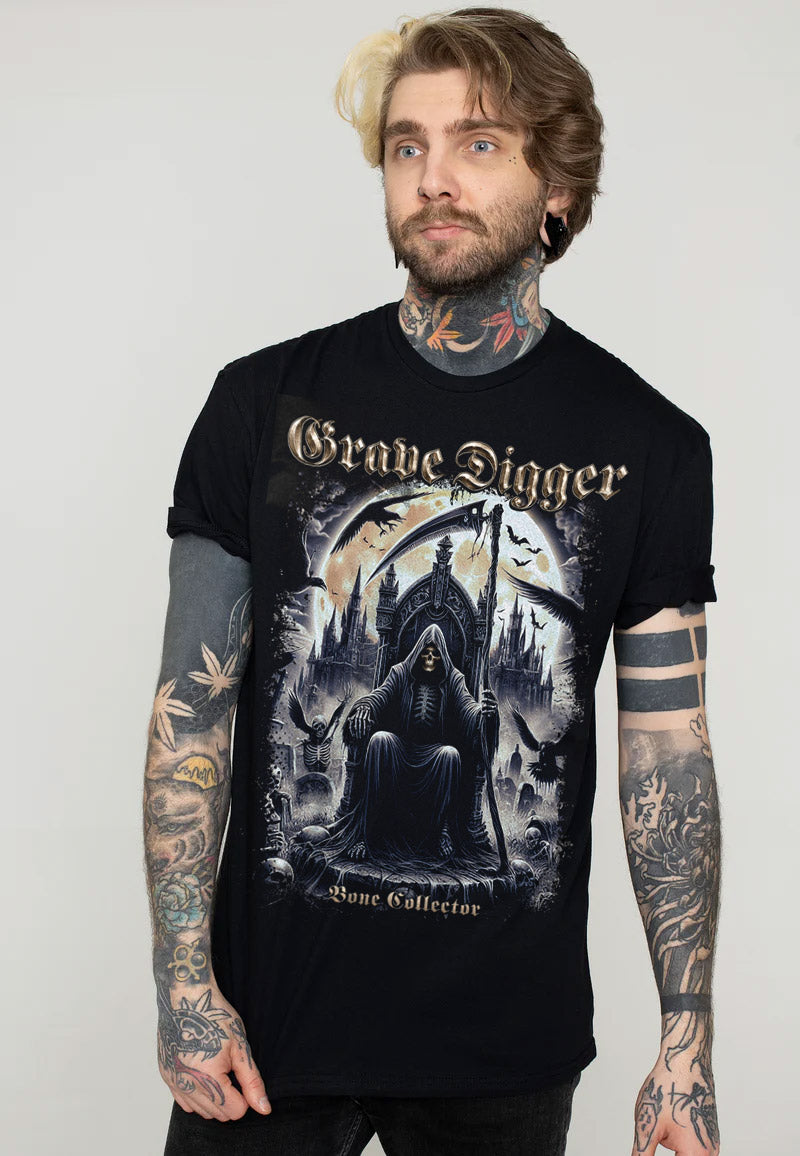 Grave Digger - Bone Collector - T-Shirt Pay With Paypal