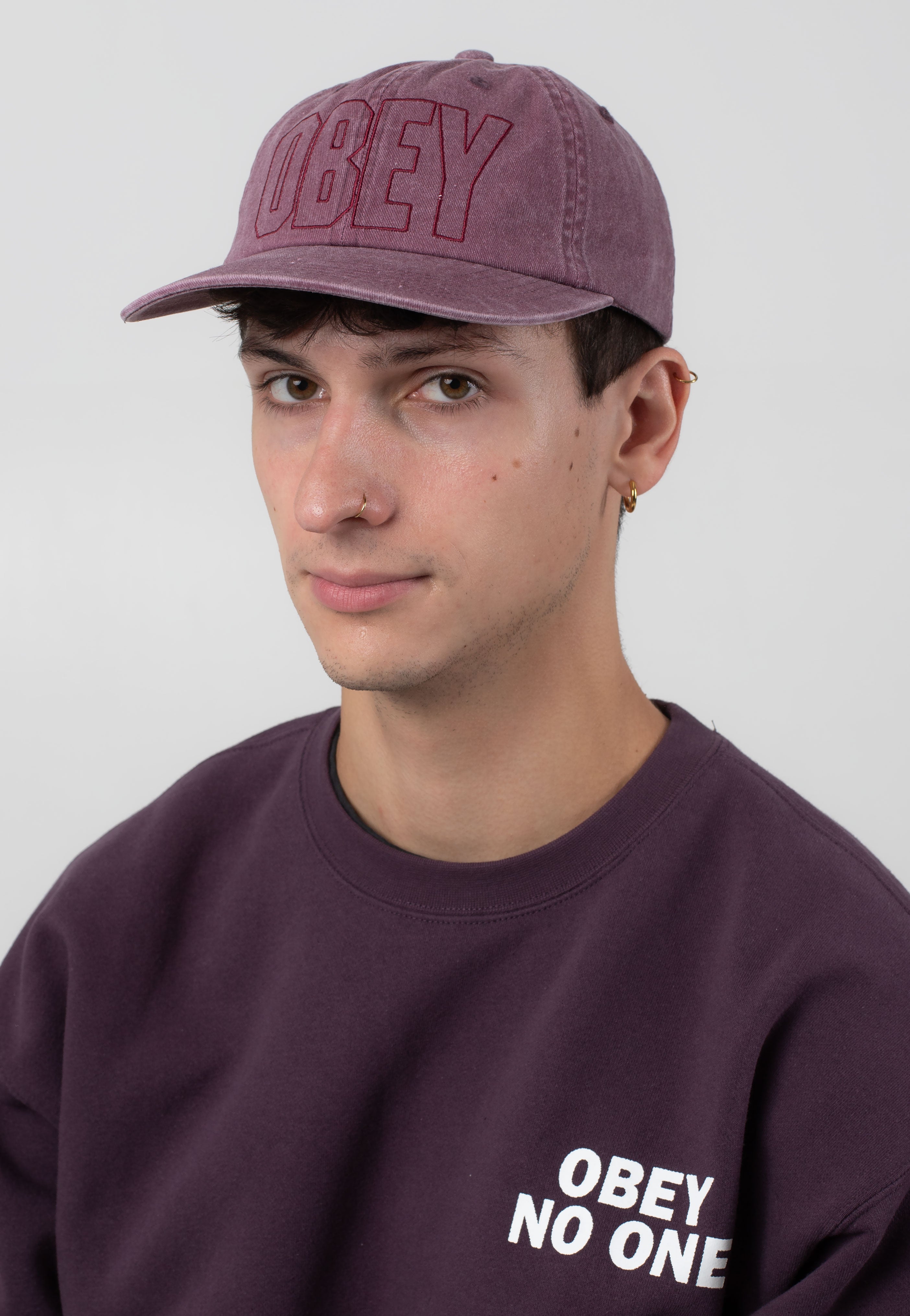 Obey - Pigment Nova Velcro Burgundy - Cap Cheap Pice For Sale