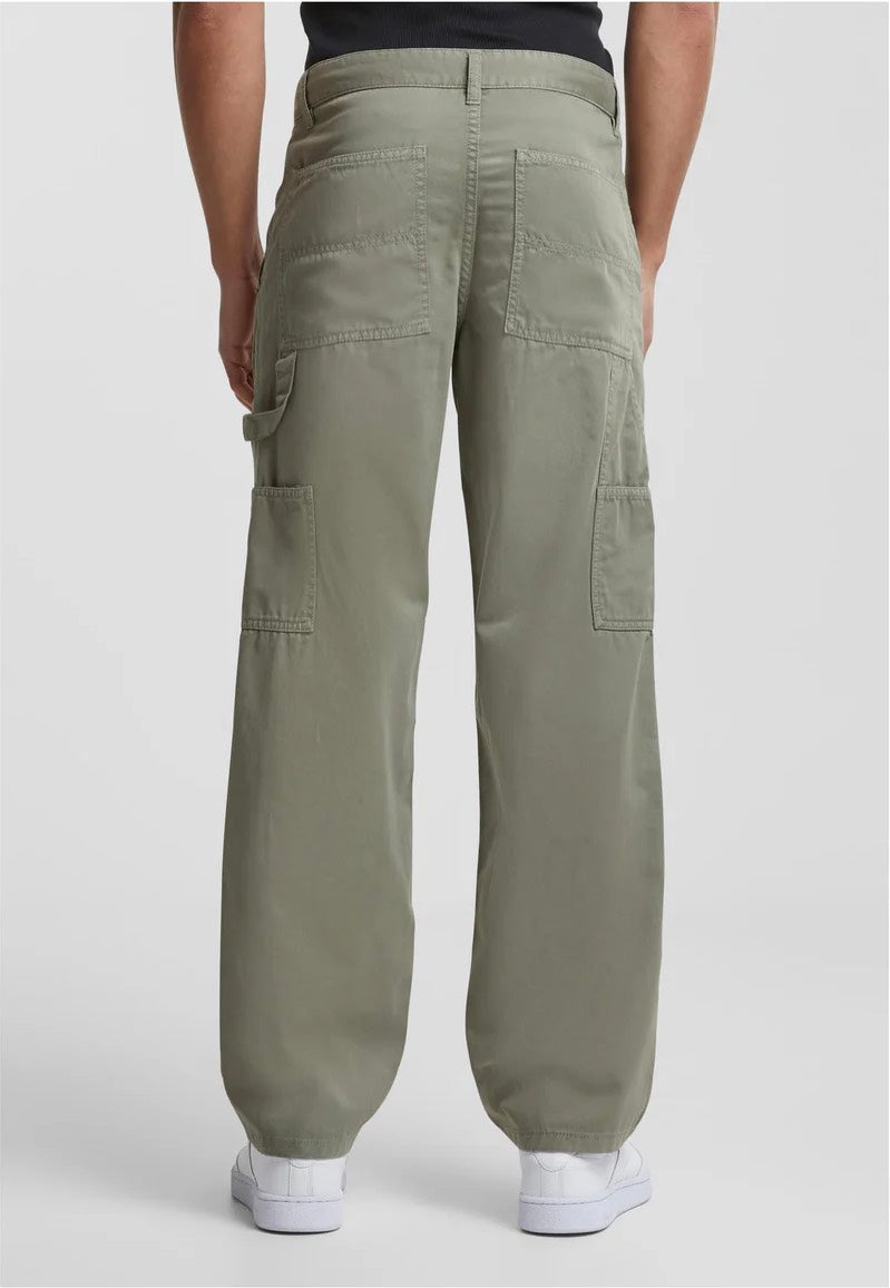 Urban Classics - Twill Double Knee Palegreen - Pants Discount Choice