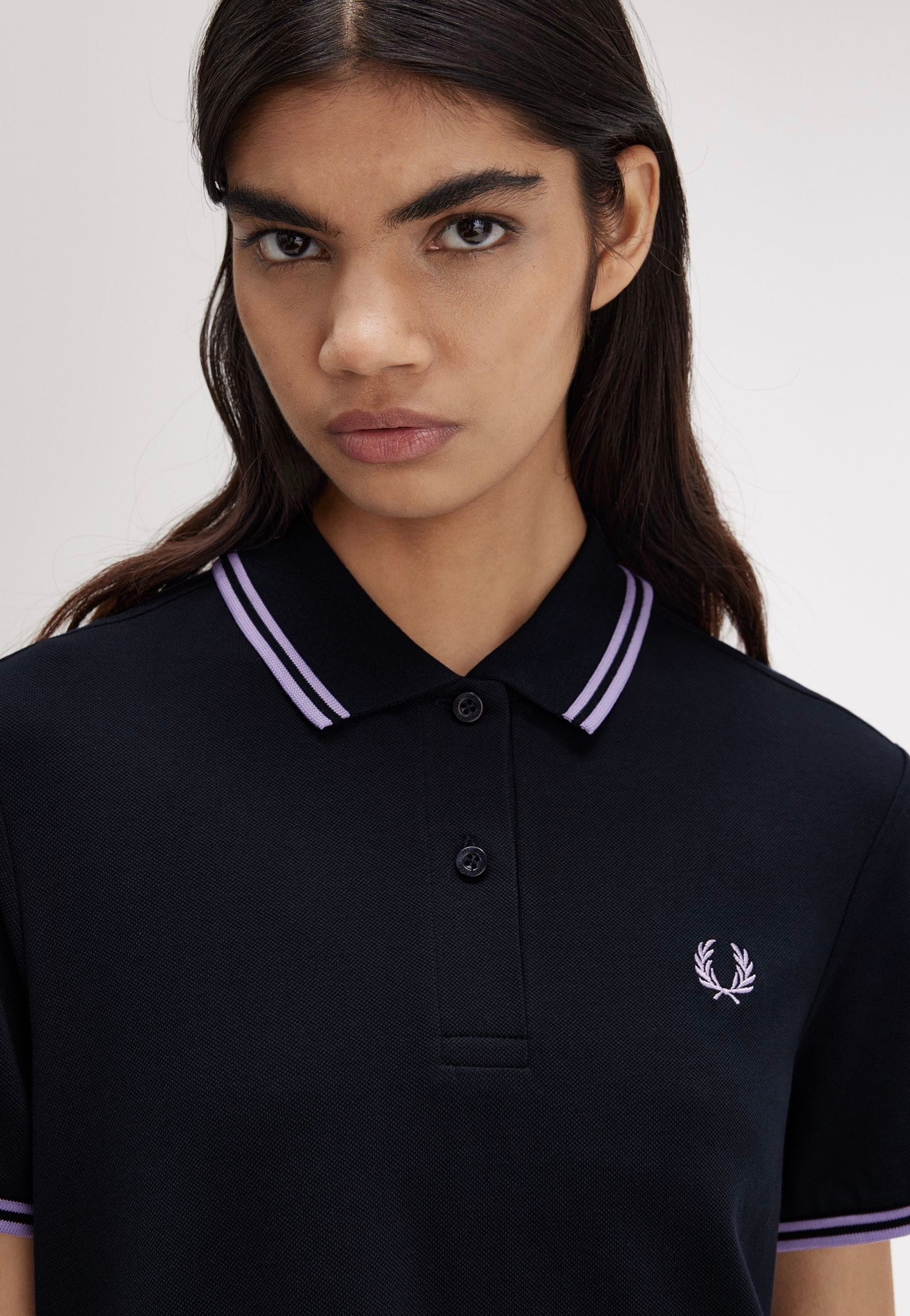 Fred Perry - Twin Tipped Navy/Ultra Violet/Ultra Violet - Dress Cheap Best Wholesale