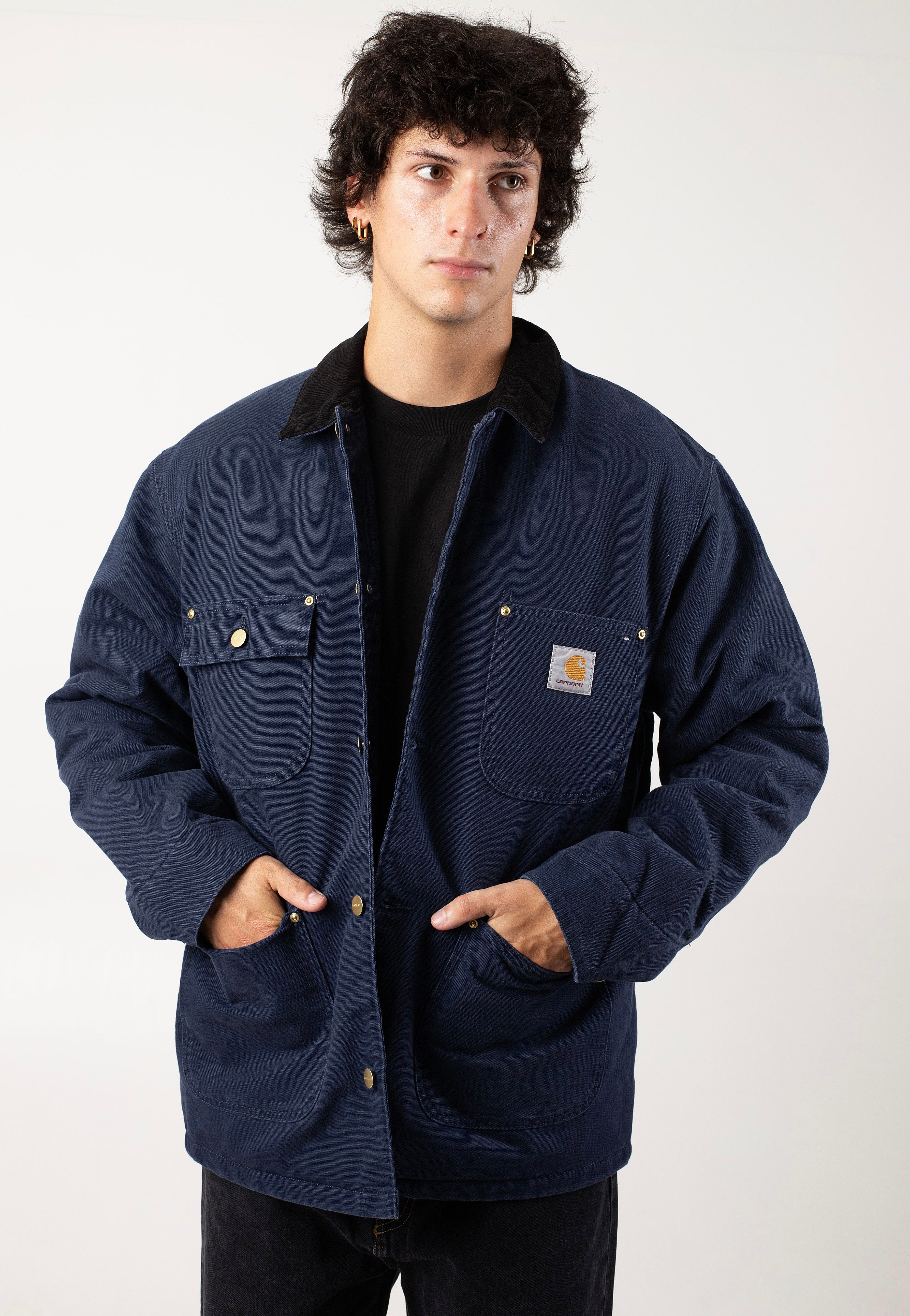 Carhartt WIP - Og Chore Coat Aged Canvas Air Force Blue/Black - Jacket Free Shipping Pick A Best