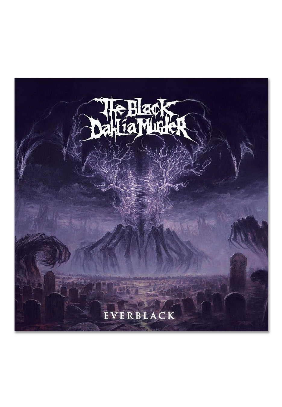 The Black Dahlia Murder - Everblack Ltd. White w/ Black - Splattered Vinyl Newest Cheap Pice