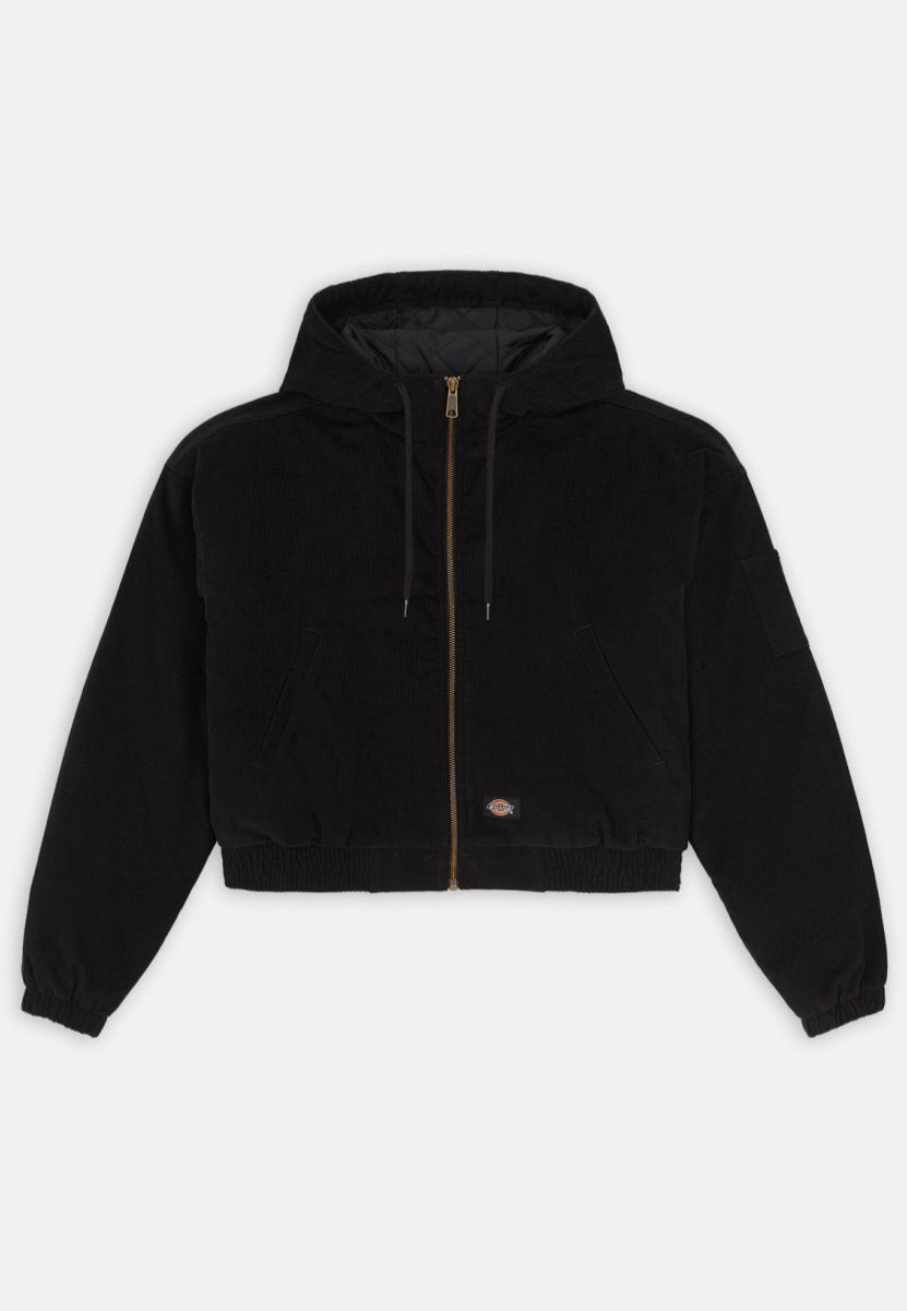 Dickies - Corduroy Hooded W Black - Jacket Online Online For Sale