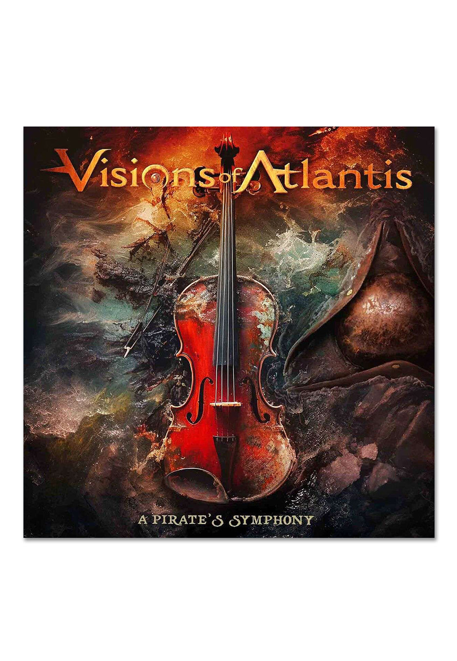 Visions Of Atlantis - A Pirate's Symphony Ltd. Orange/Green - Marbled Vinyl