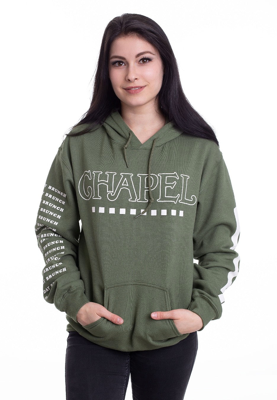 Chapel - Sunday Brunch Military Green - Hoodie Discount Wiki