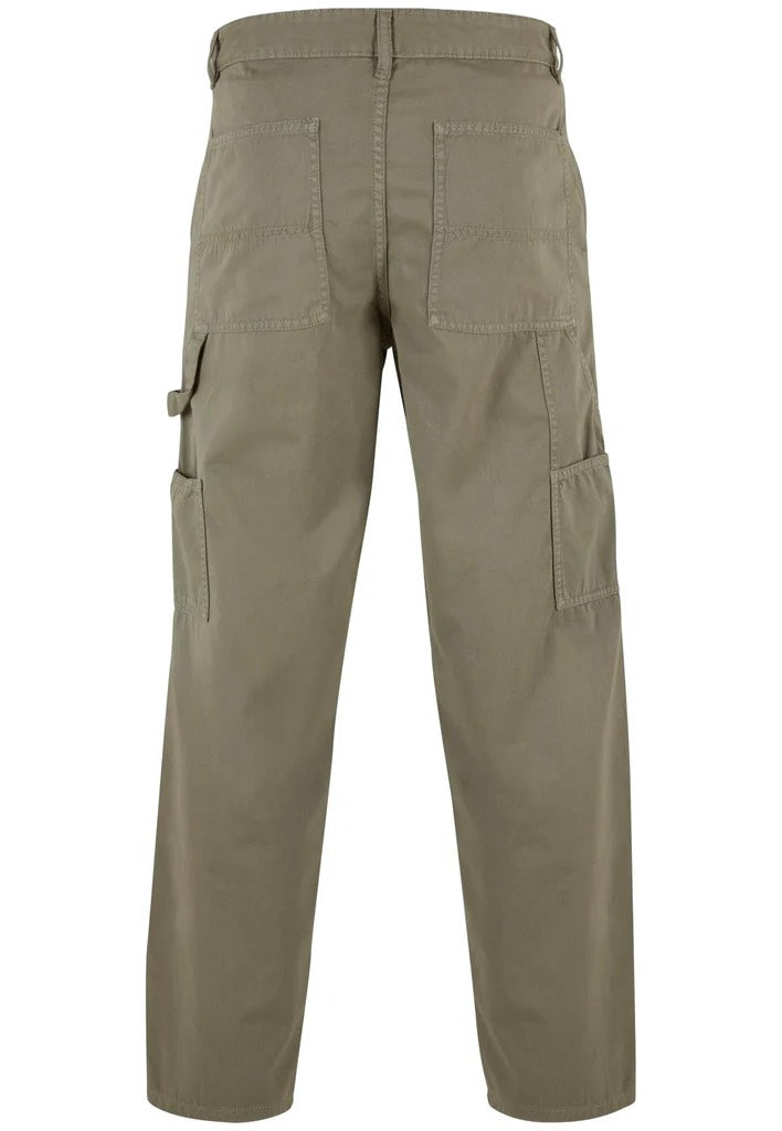 Urban Classics - Twill Double Knee Palegreen - Pants Discount Choice