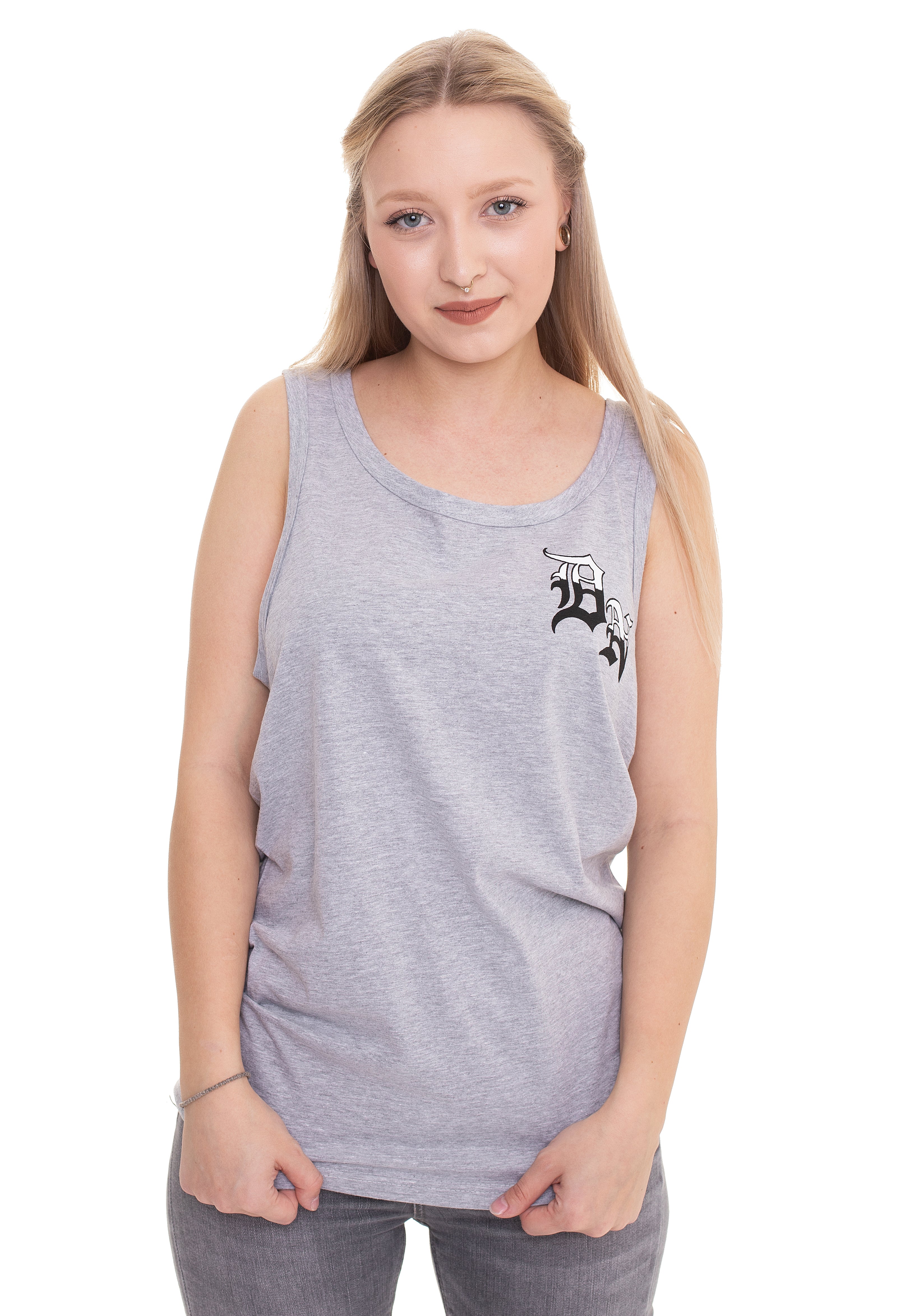 Deez Nuts - Crooked Smile Sportsgrey - Tank Clearance Pirce Sale