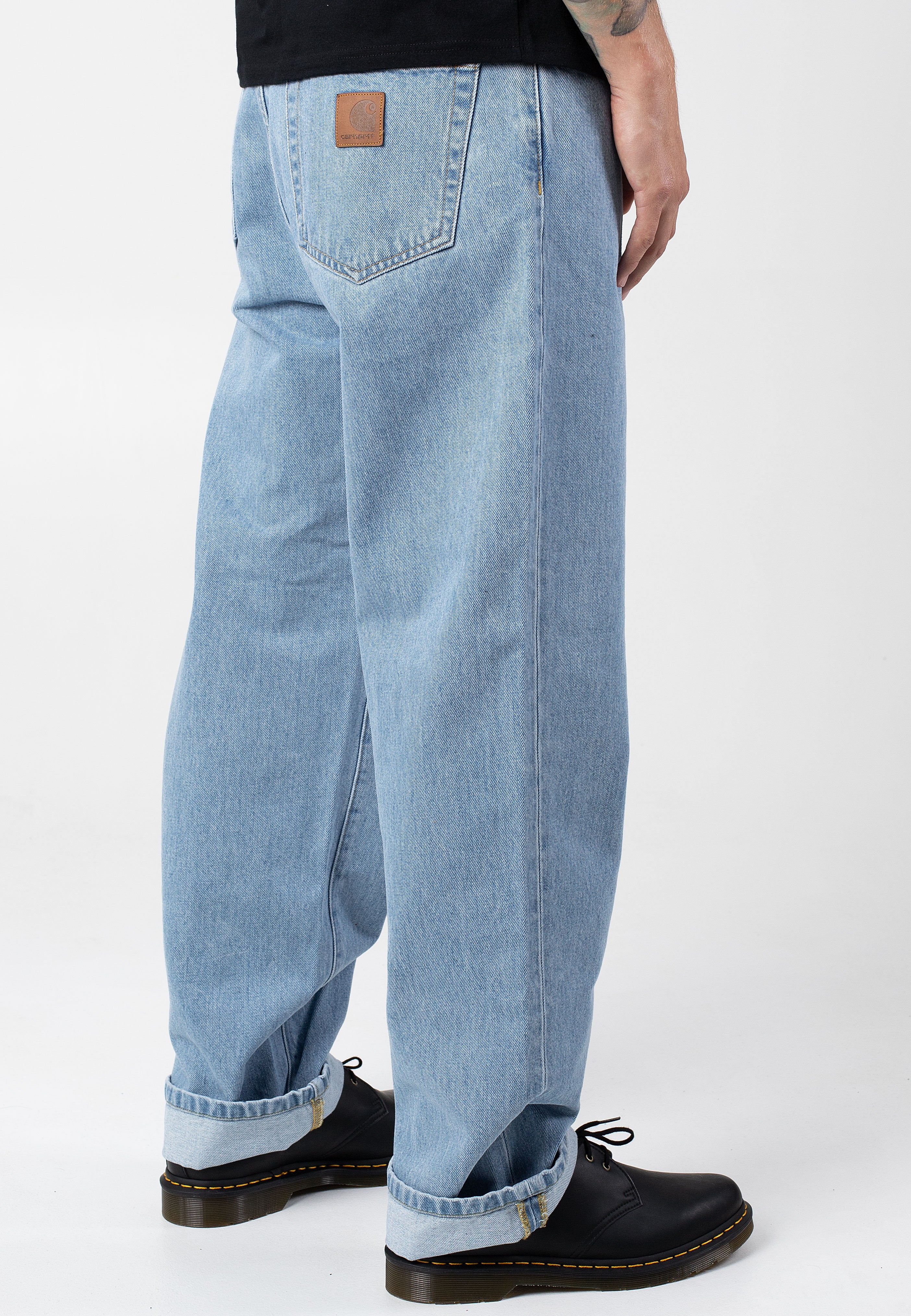 Carhartt WIP - Aaron Stone Bleached Blue - Jeans Outlet Fashionable