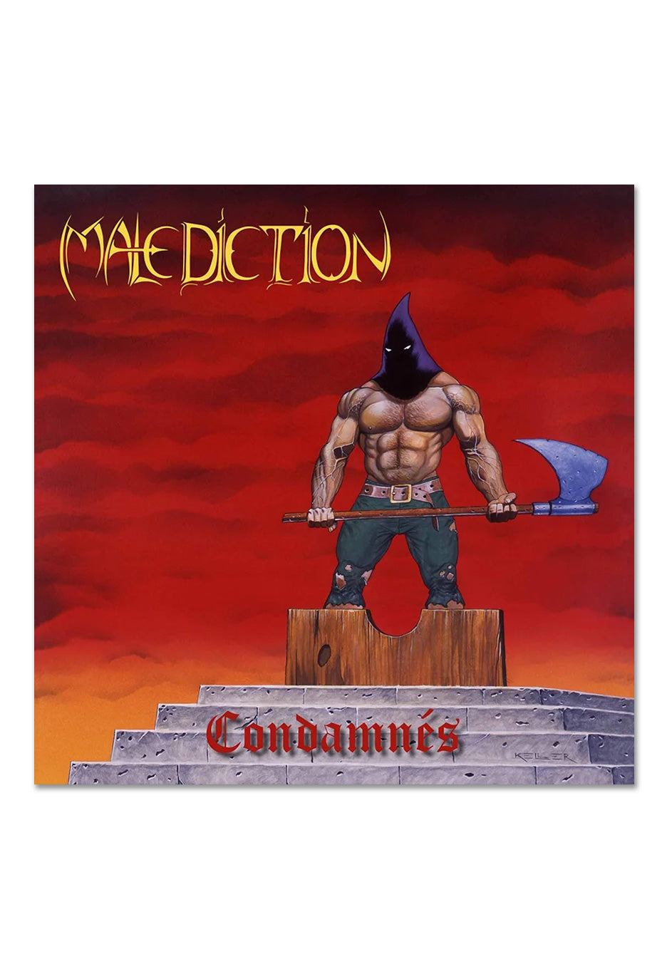 Malediction - CondamnÃ©s Ltd. Red/Yellow - Splattered Vinyl Discount In China